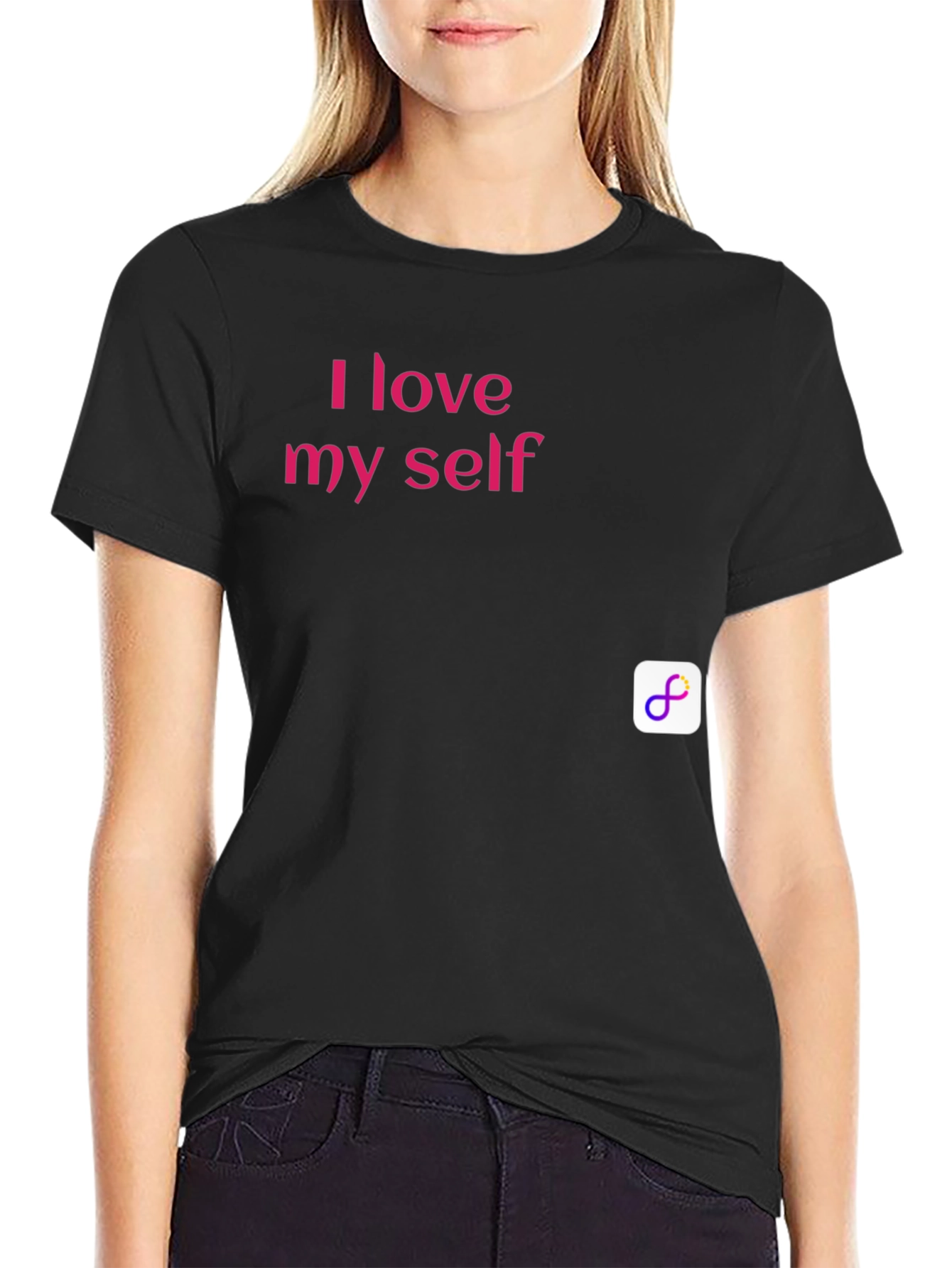 I Love Myself Black T-Shirt