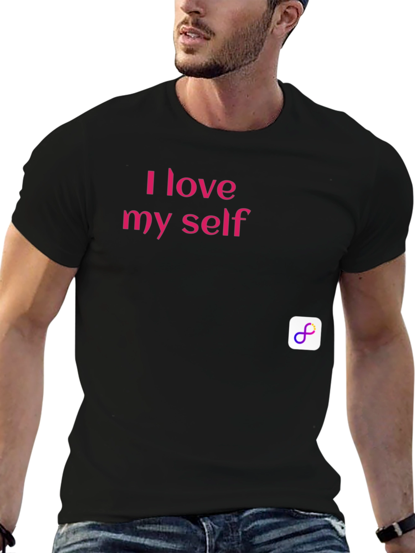 I Love Myself Black T-Shirt
