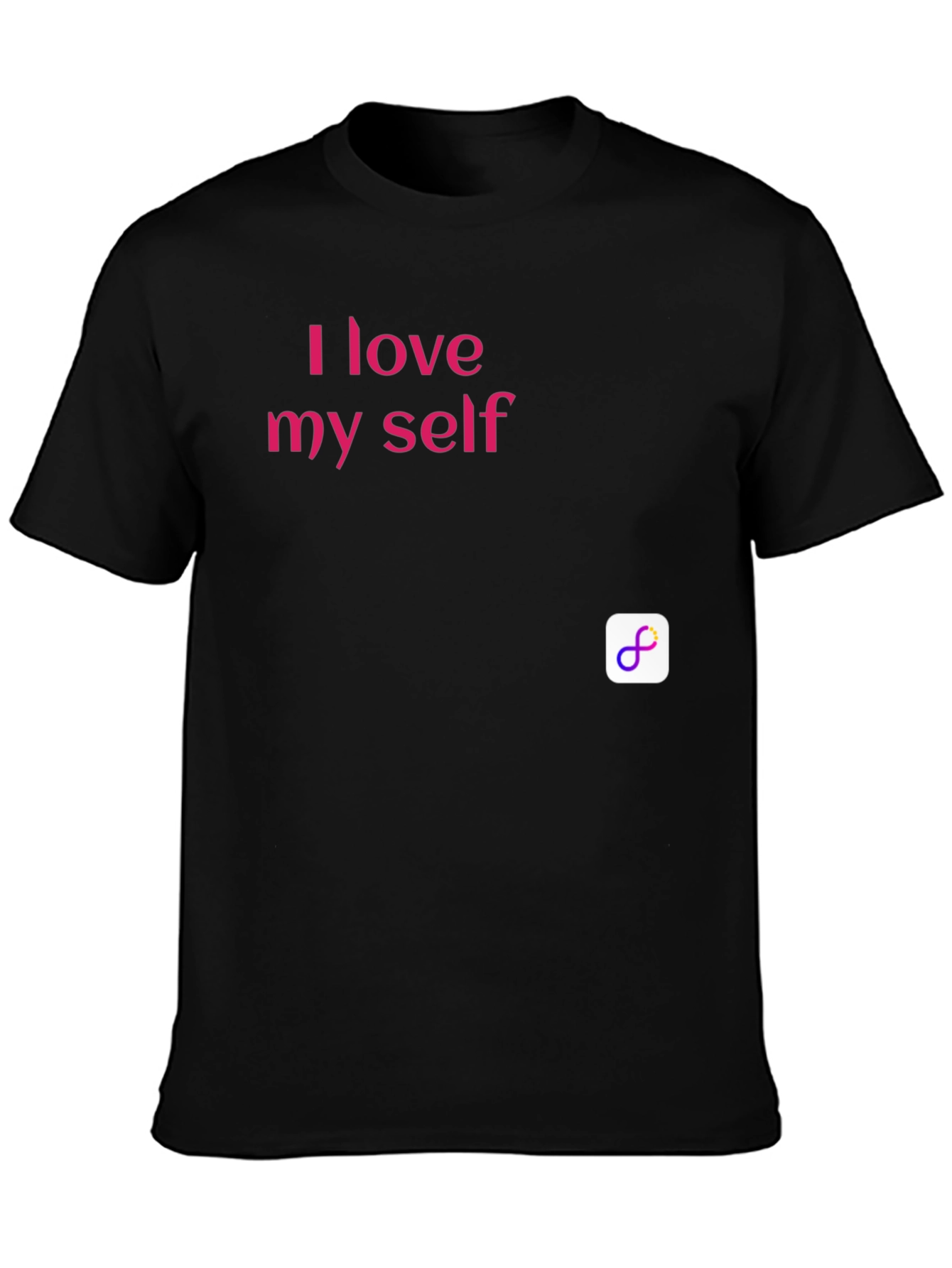 I Love Myself Black T-Shirt