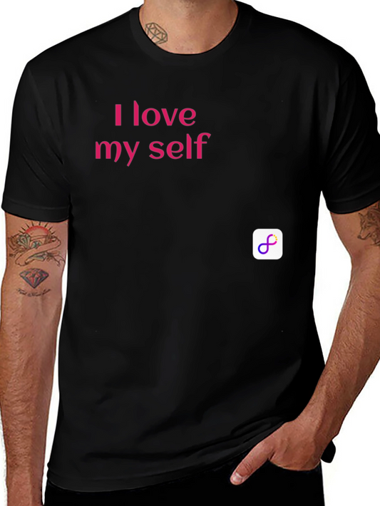 I Love Myself Black T-Shirt