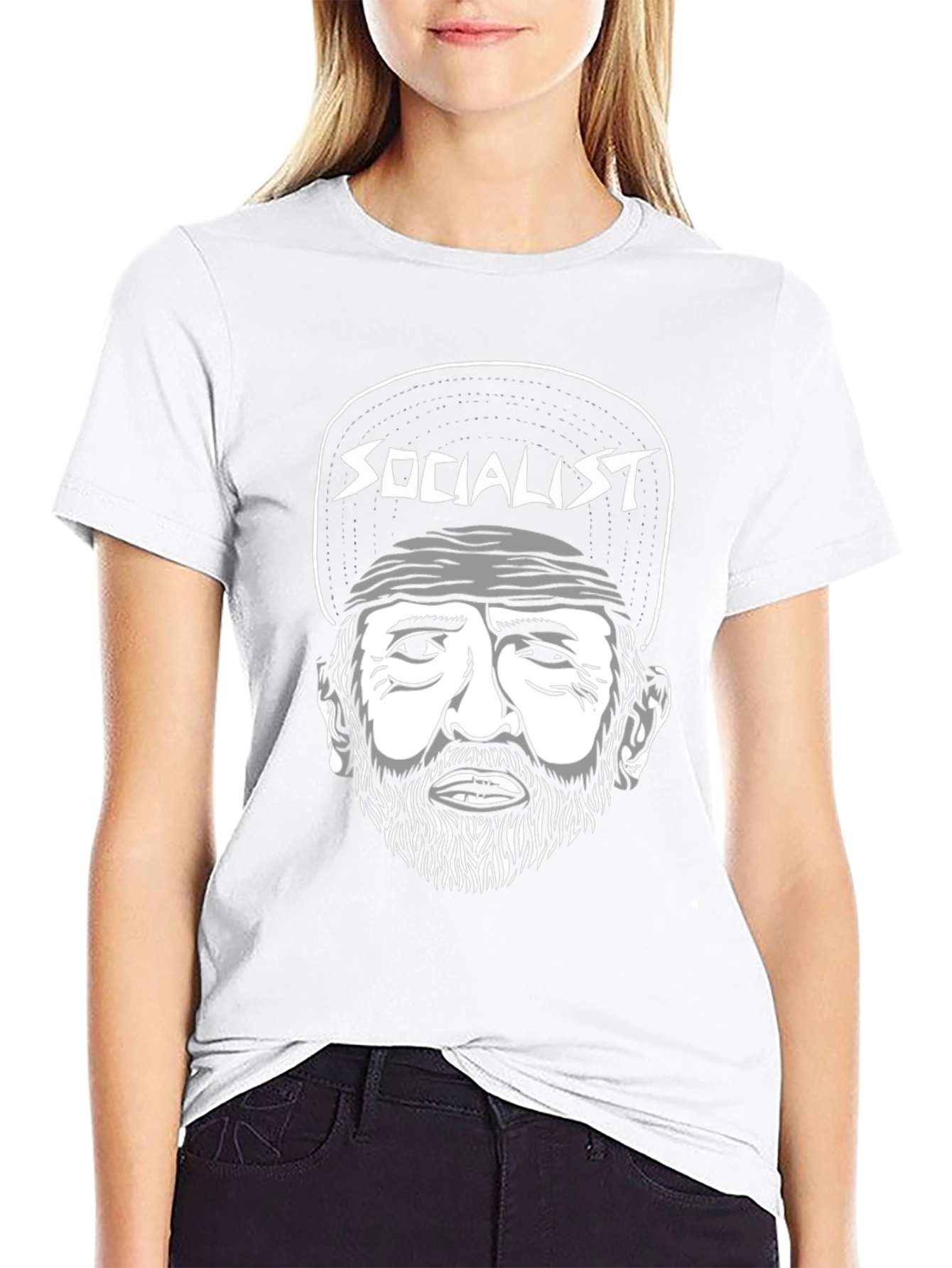 Socialist Graphic Tee - Political Statement T-Shirt