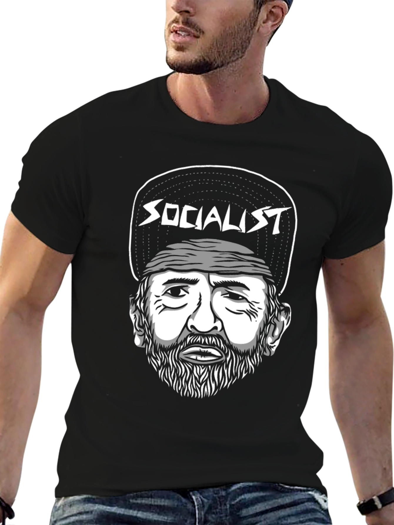 Socialist Graphic Tee - Political Statement T-Shirt