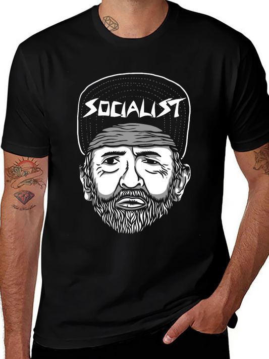 Socialist Graphic Tee - Political Statement T-Shirt