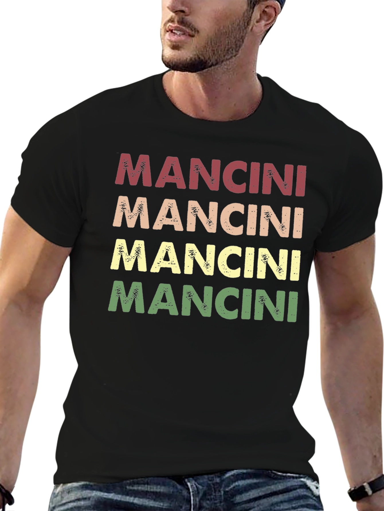 Mancini Retro Text T-Shirt