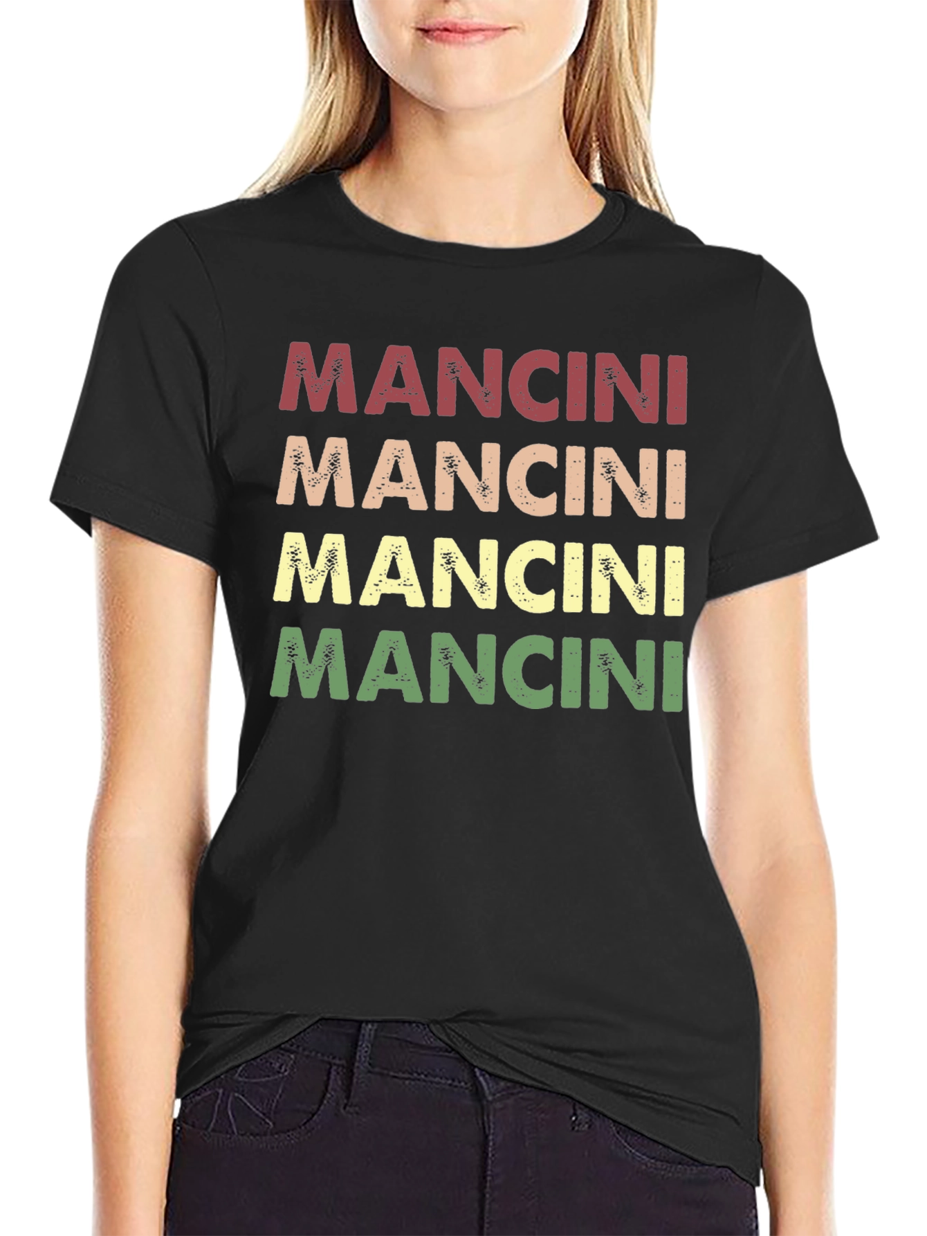 Mancini Retro Text T-Shirt