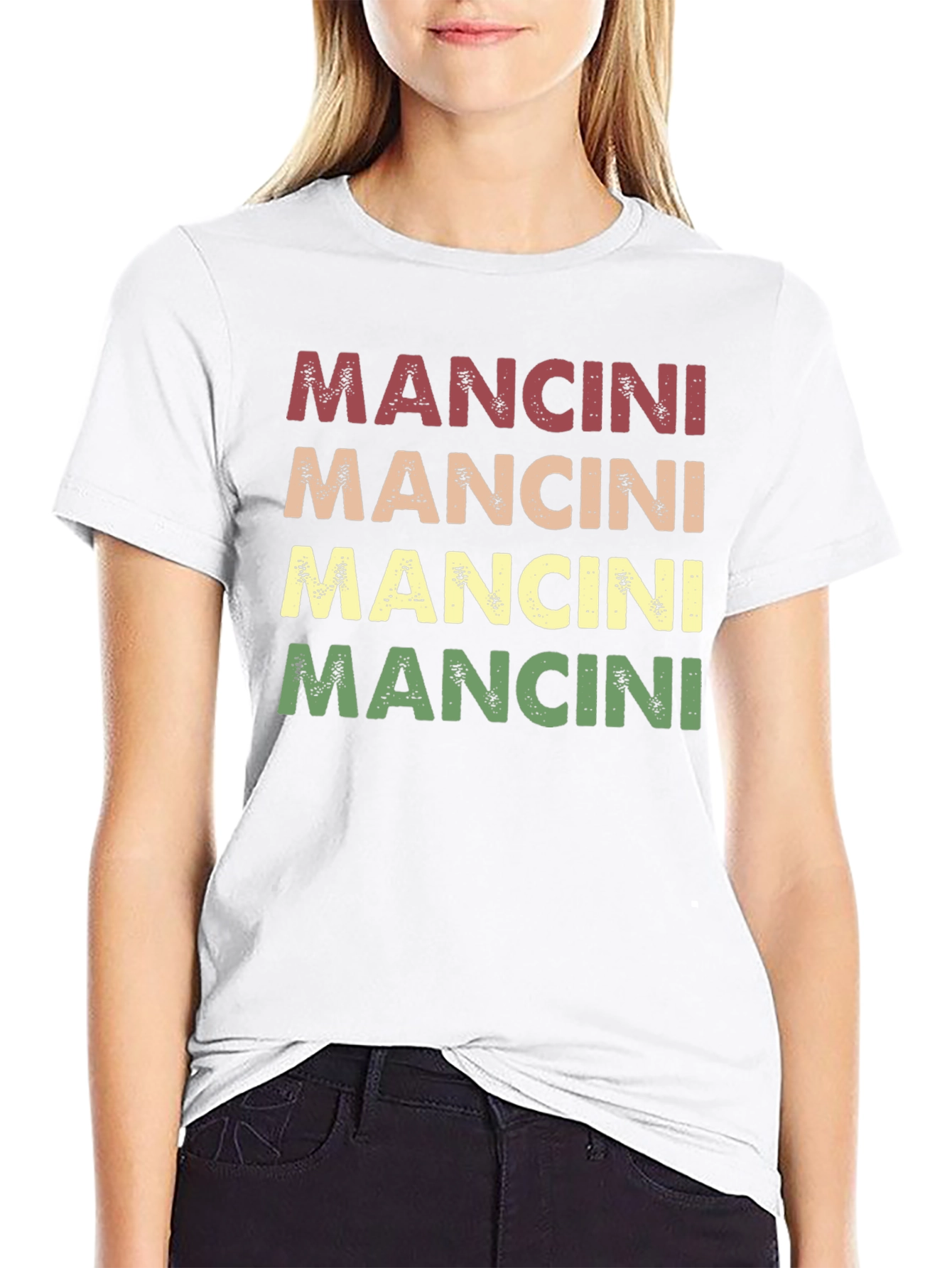 Mancini Retro Text T-Shirt