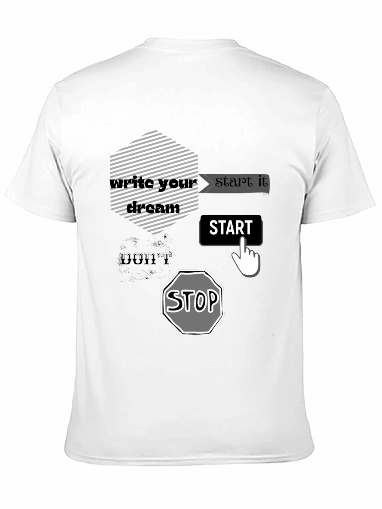 Write Your Dream T-Shirt: Motivational Graphic Tee