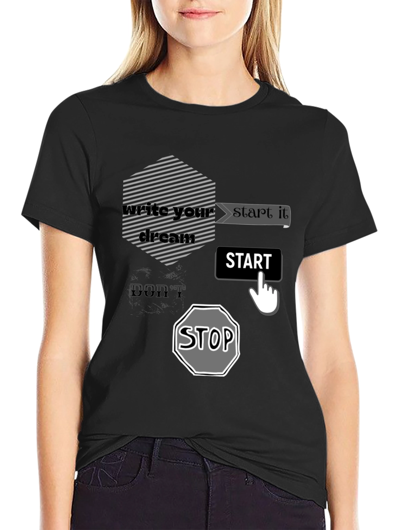 Write Your Dream T-Shirt: Motivational Graphic Tee