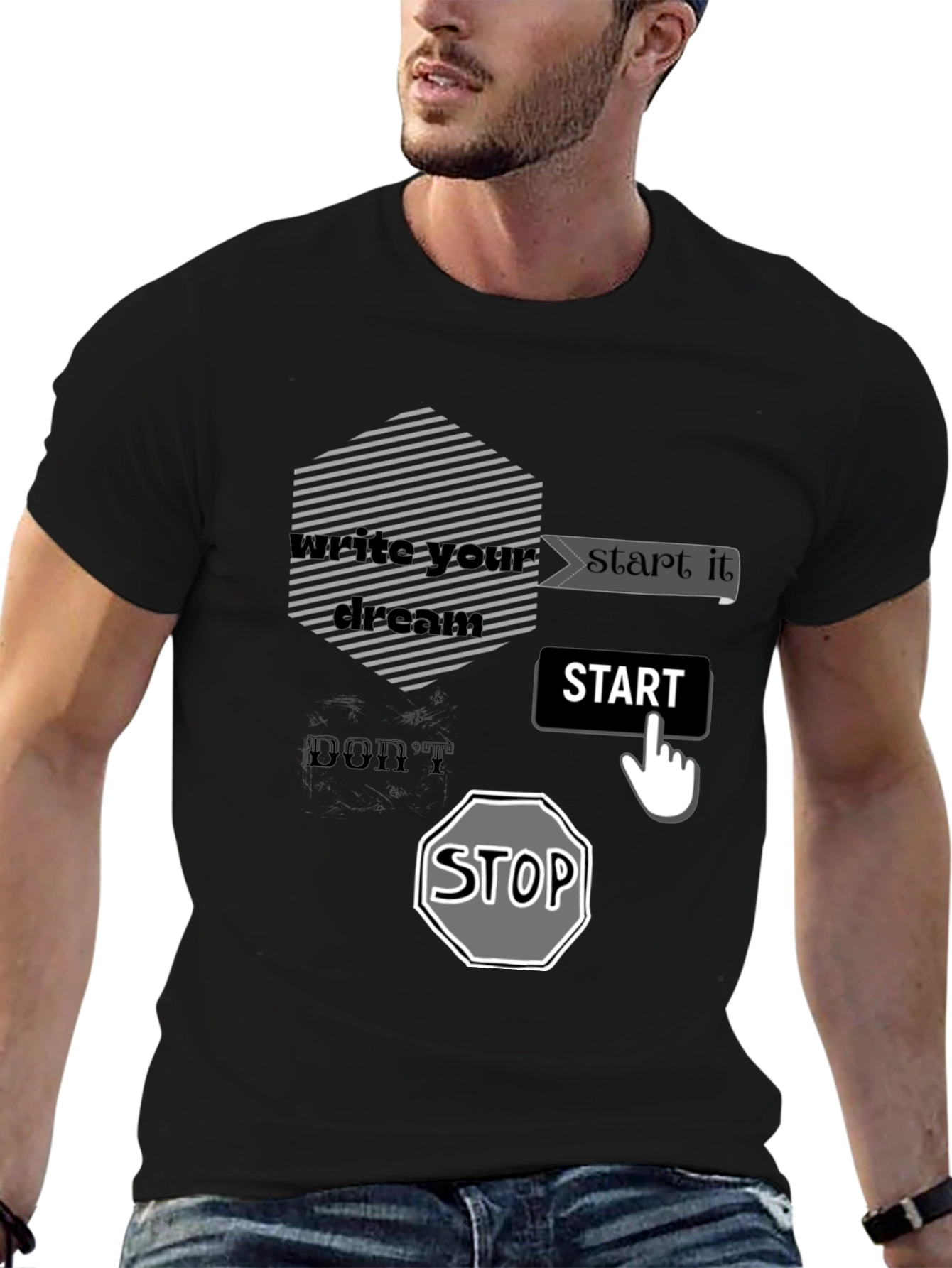 Write Your Dream T-Shirt: Motivational Graphic Tee