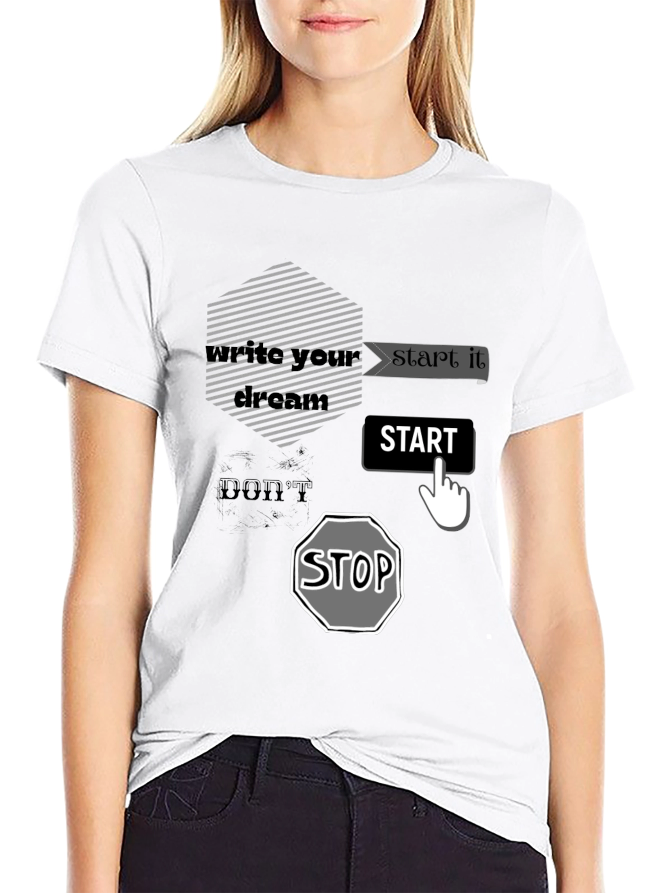 Write Your Dream T-Shirt: Motivational Graphic Tee