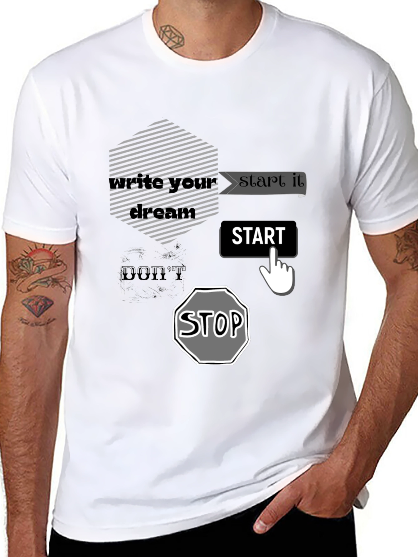Write Your Dream T-Shirt: Motivational Graphic Tee