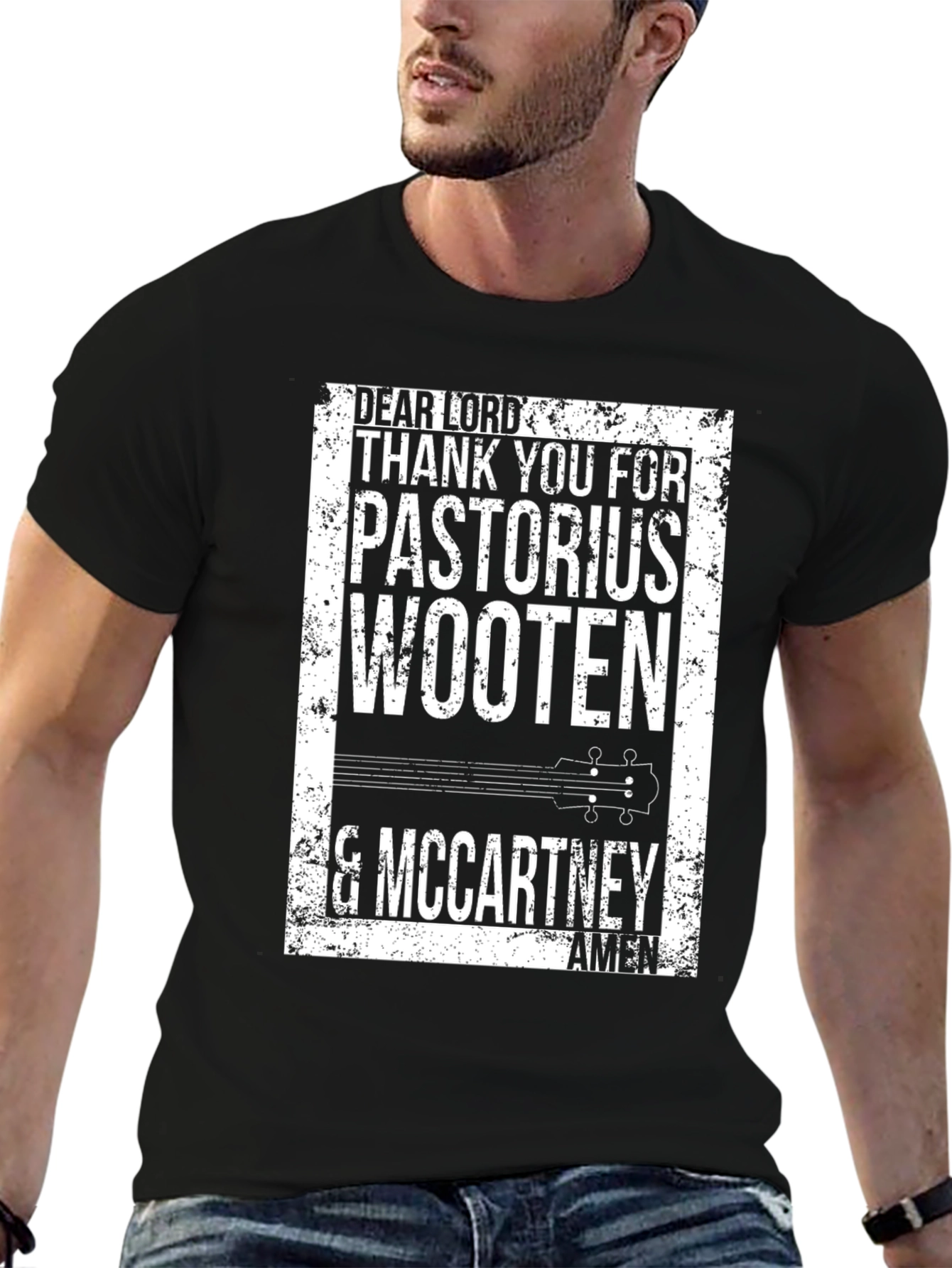 Bass Greats T-Shirt: Pastorius Wooten McCartney