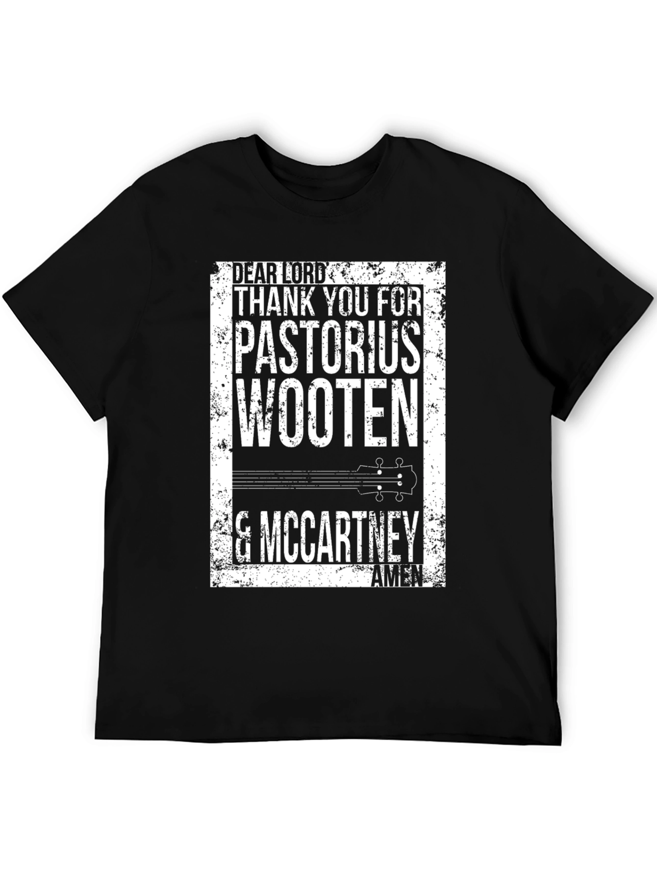 Bass Greats T-Shirt: Pastorius Wooten McCartney