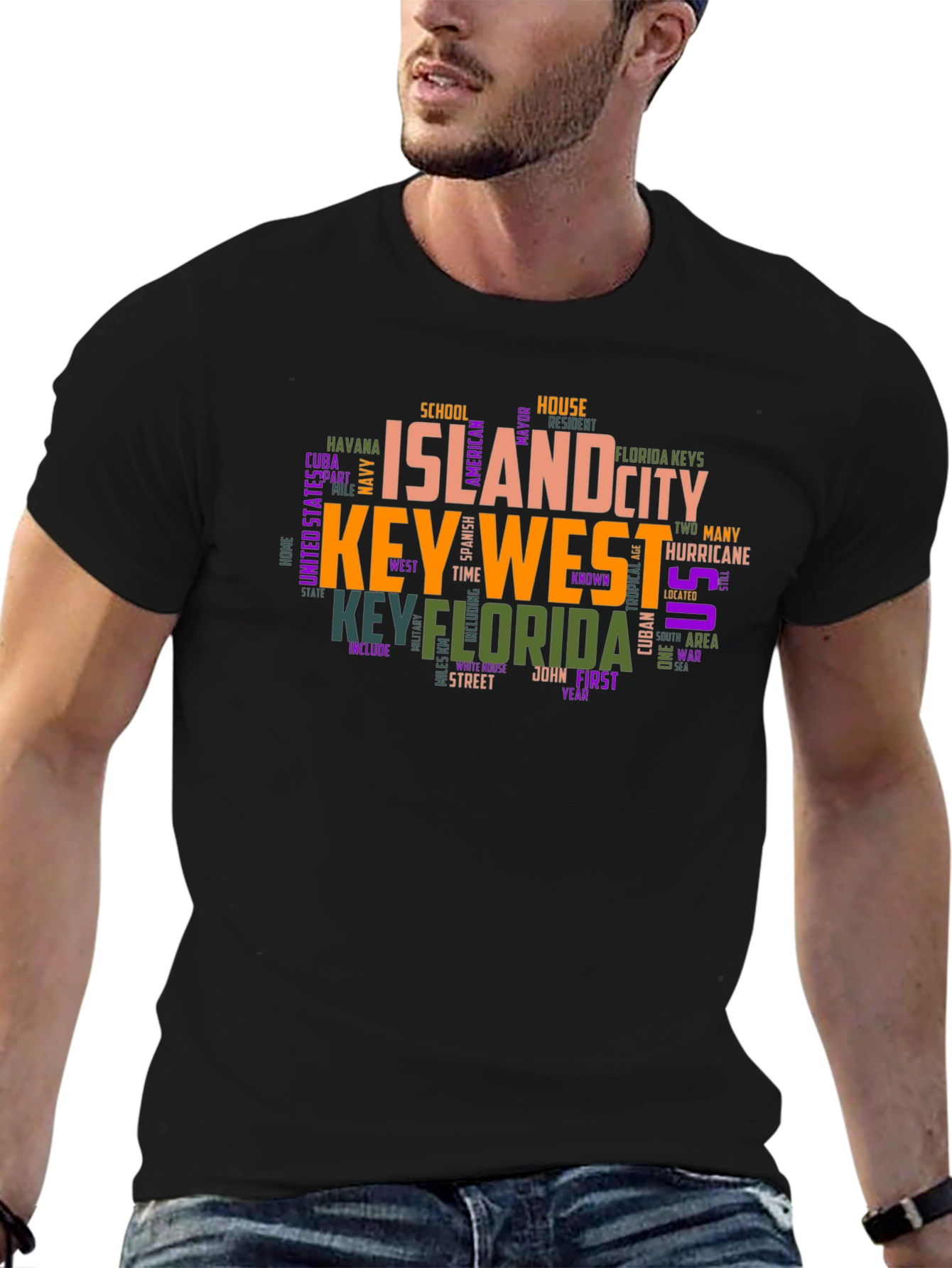 Key West Word Art T-Shirt