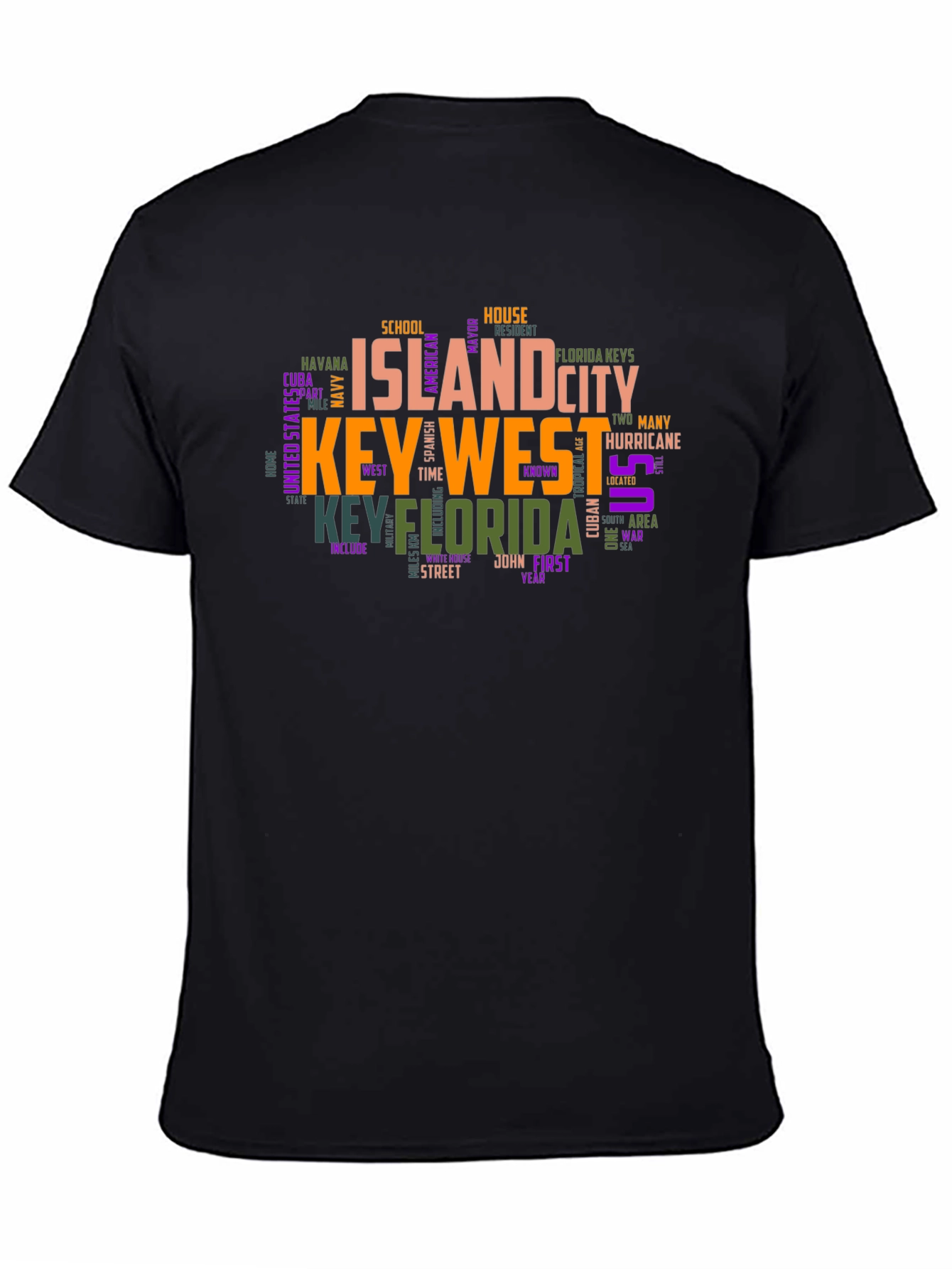 Key West Word Art T-Shirt