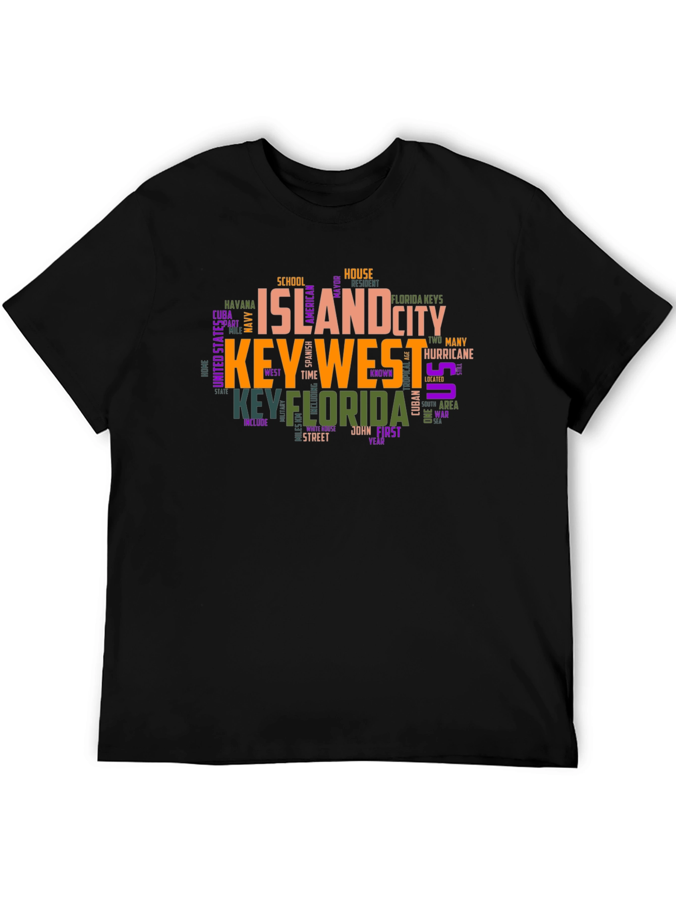 Key West Word Art T-Shirt