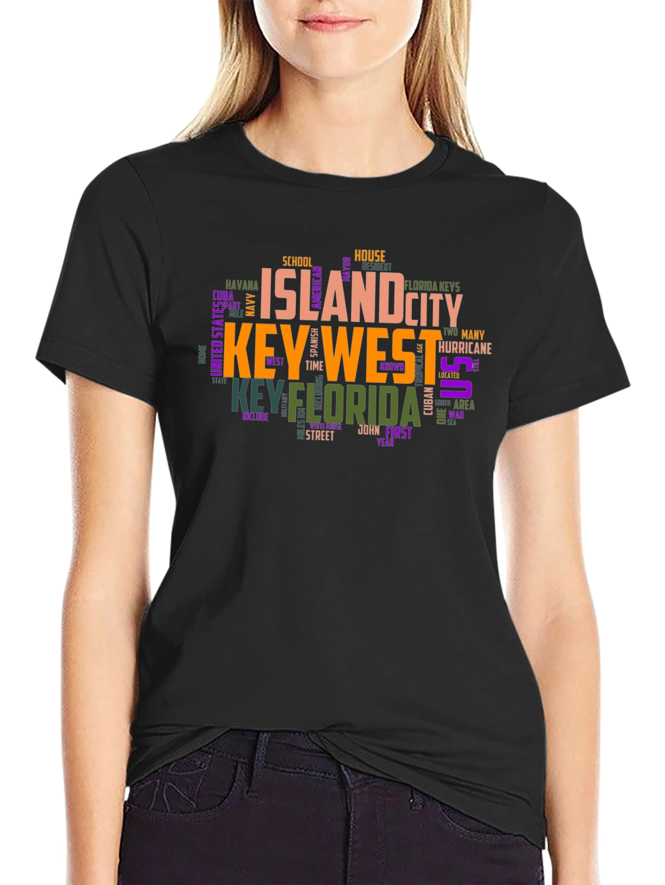 Key West Word Art T-Shirt