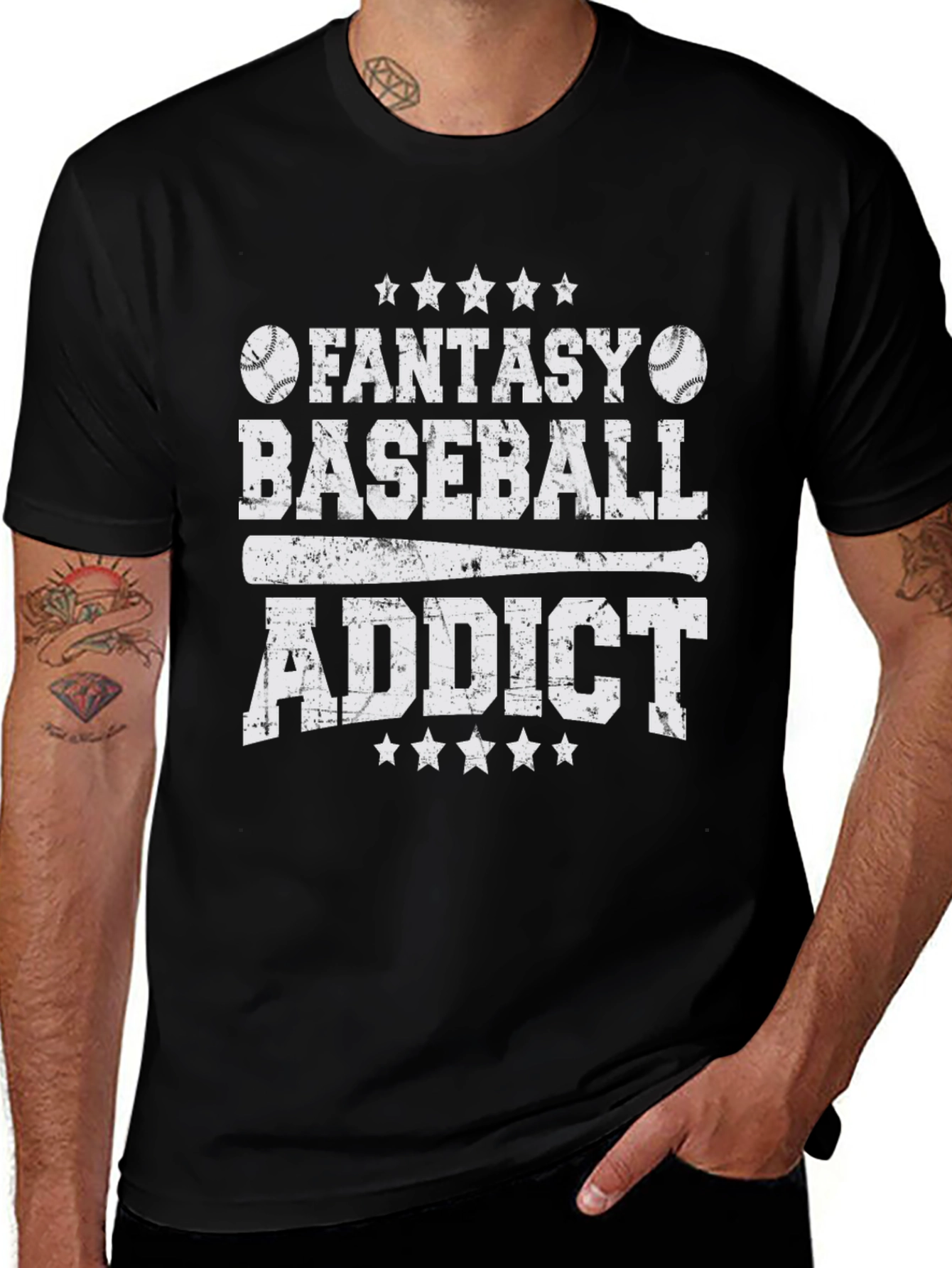 Fantasy Baseball Addict T-Shirt