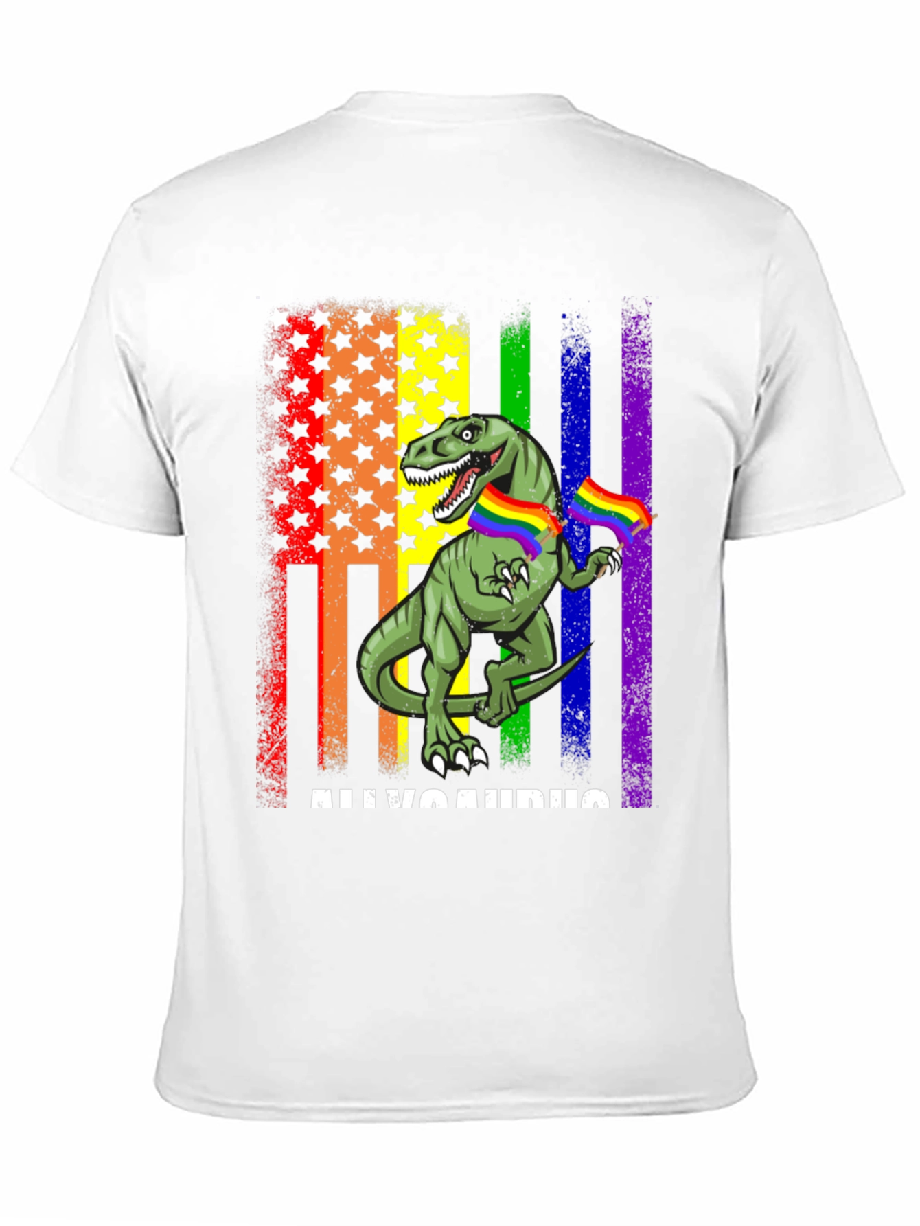LGBT Allosaurus Dinosaur Pride T-Shirt