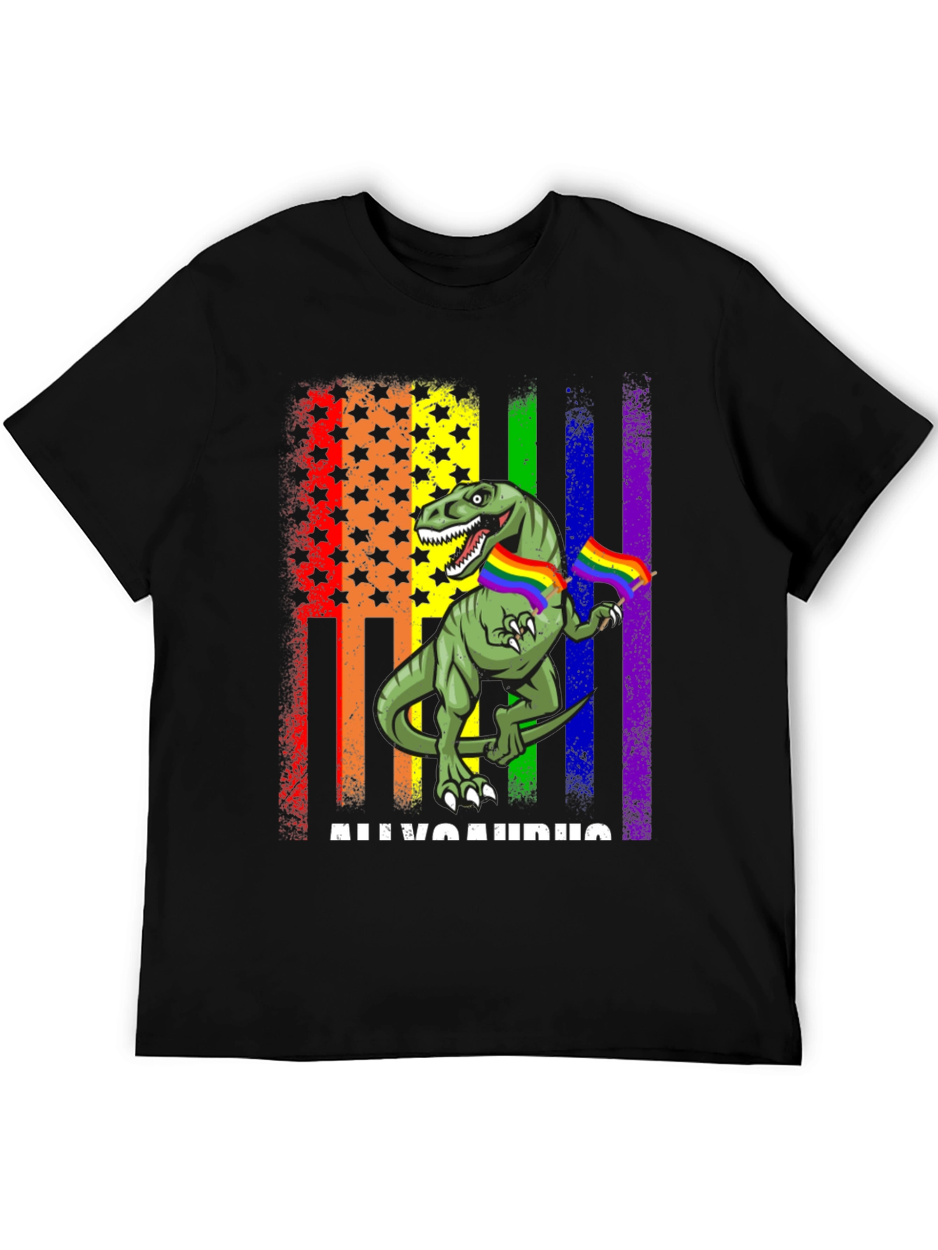LGBT Allosaurus Dinosaur Pride T-Shirt