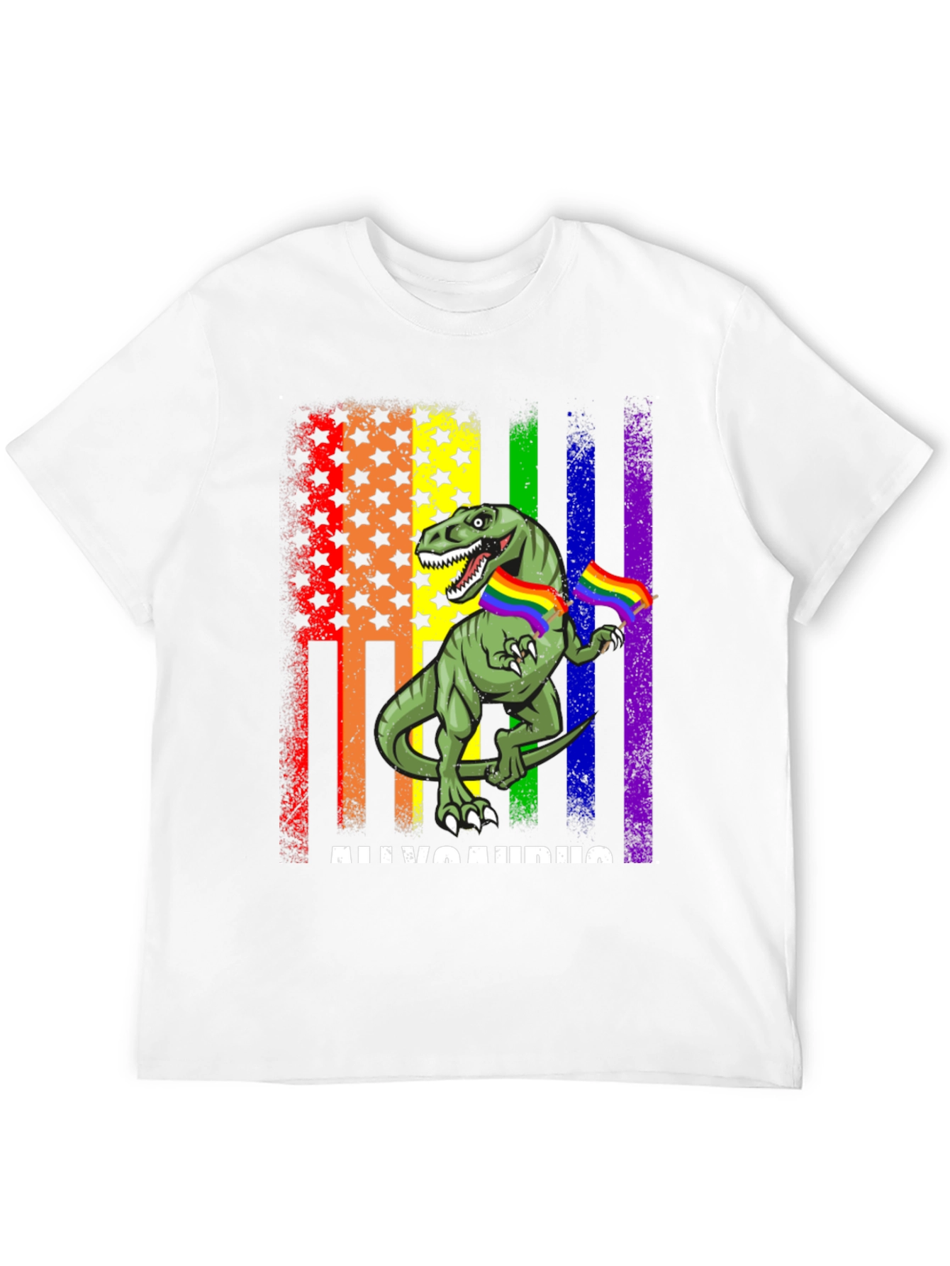 LGBT Allosaurus Dinosaur Pride T-Shirt