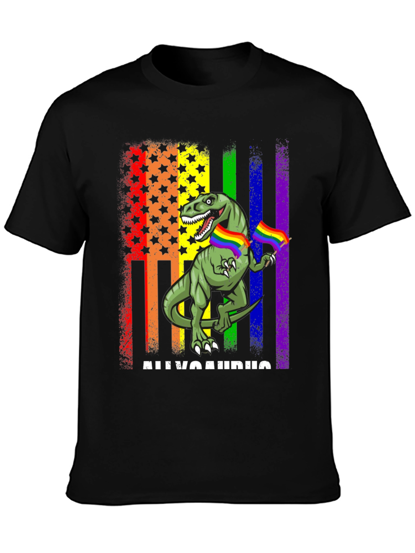 LGBT Allosaurus Dinosaur Pride T-Shirt