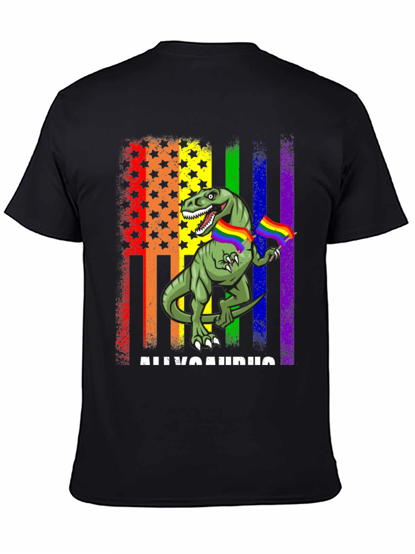 LGBT Allosaurus Dinosaur Pride T-Shirt