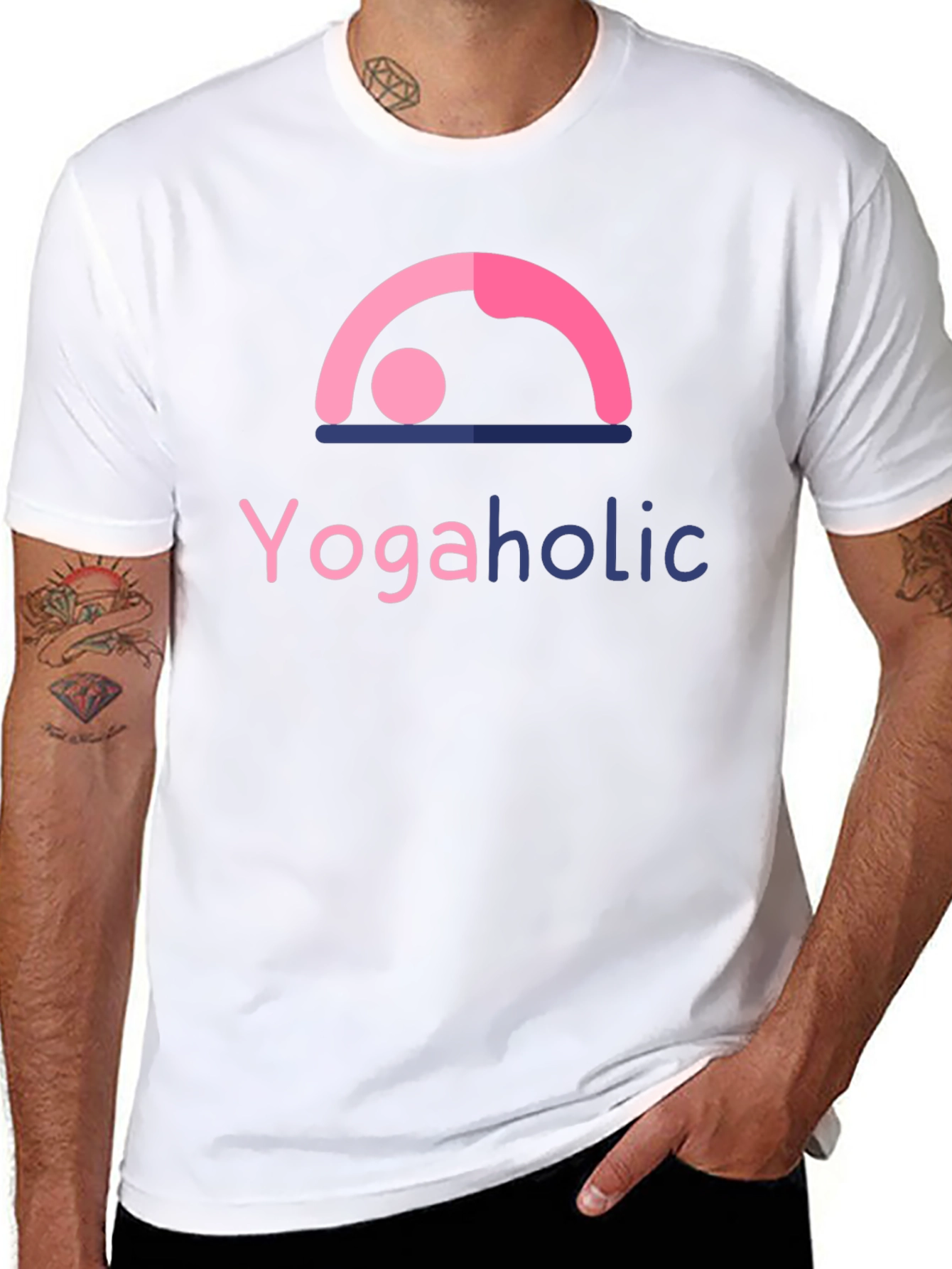 Yoga Lover T-Shirt - Yogaholic Graphic Tee