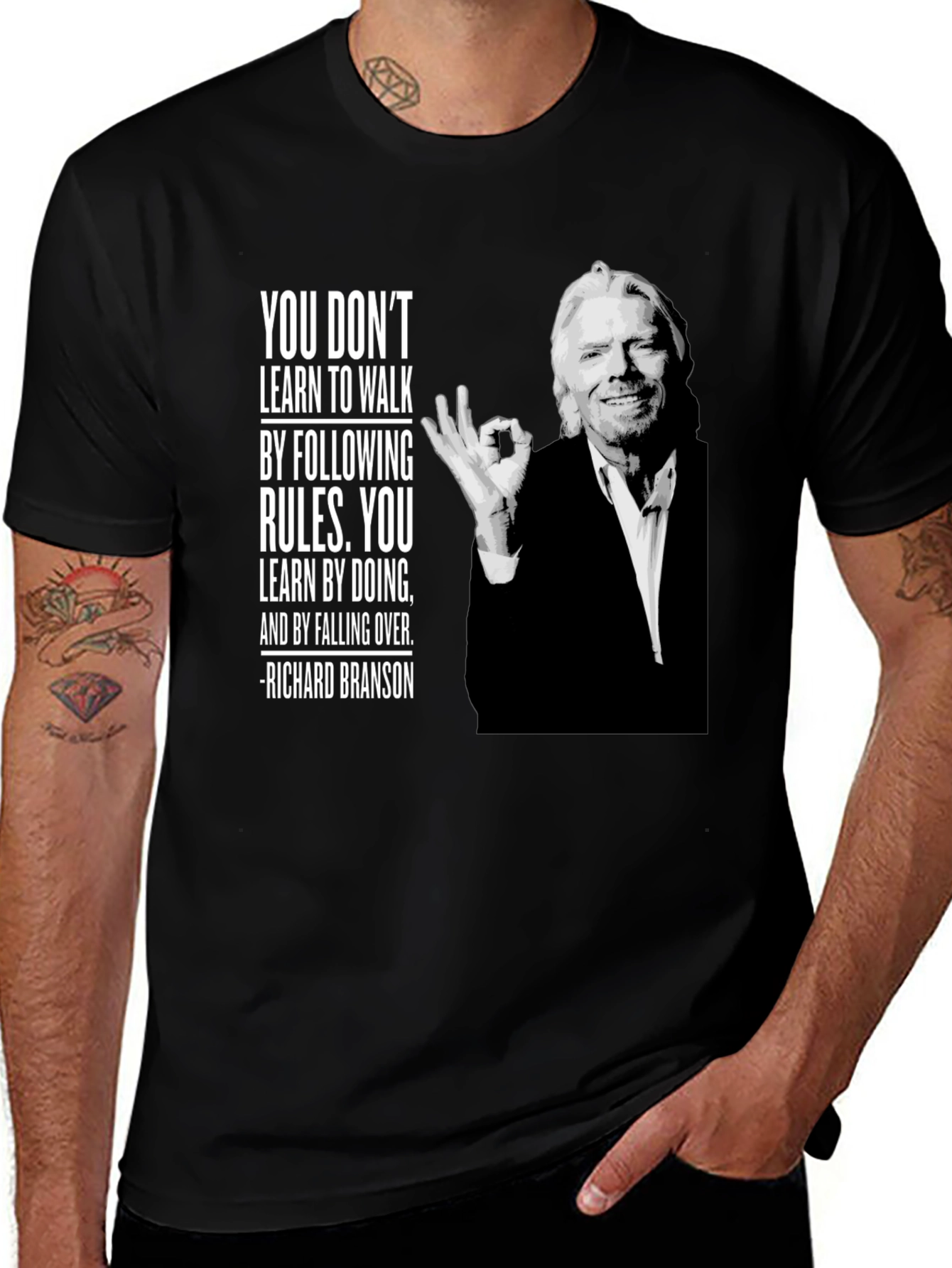 Richard Branson T-Shirt - Learn by Doing