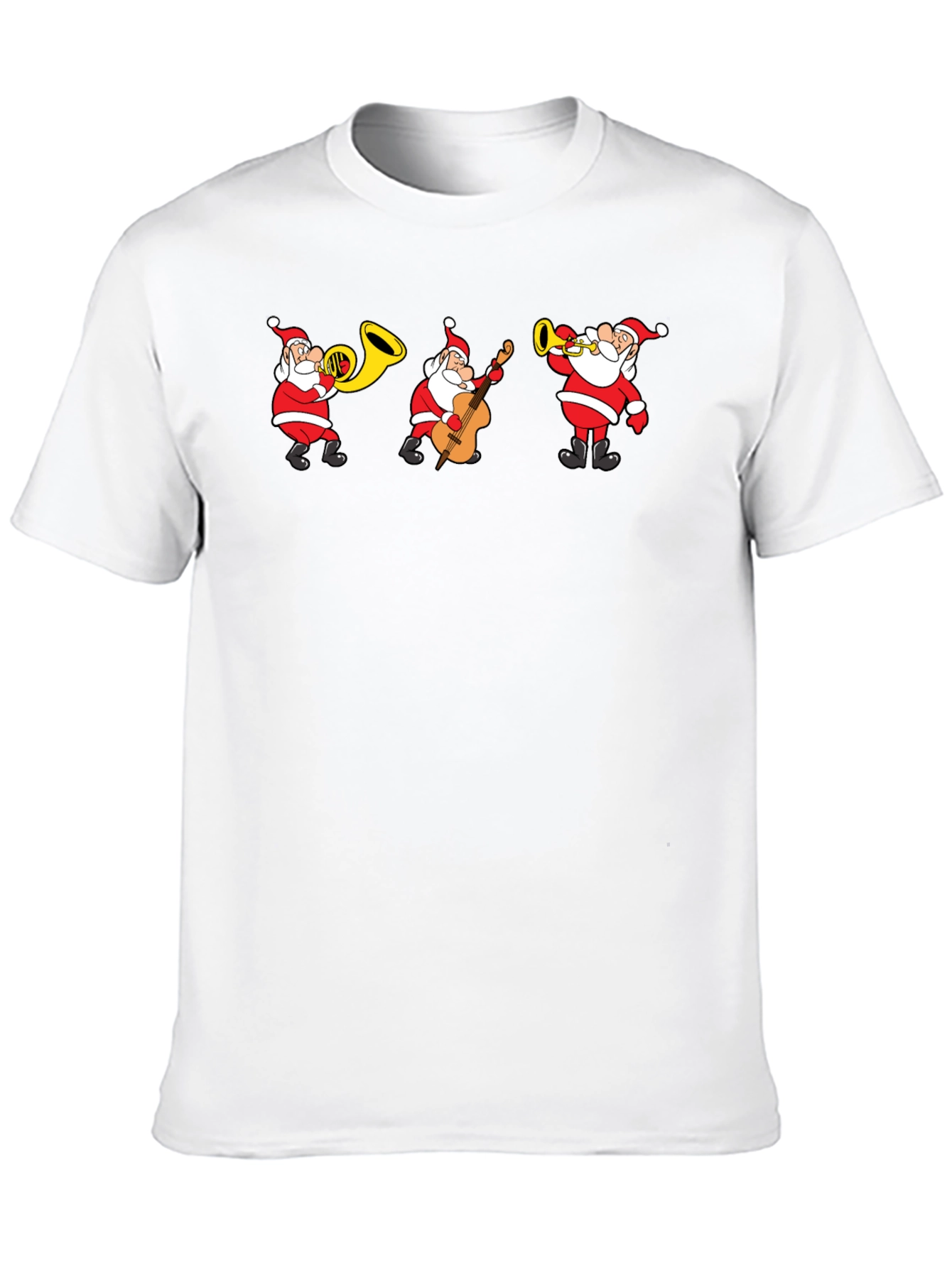 Santa Band Graphic Tee - Holiday Cheer