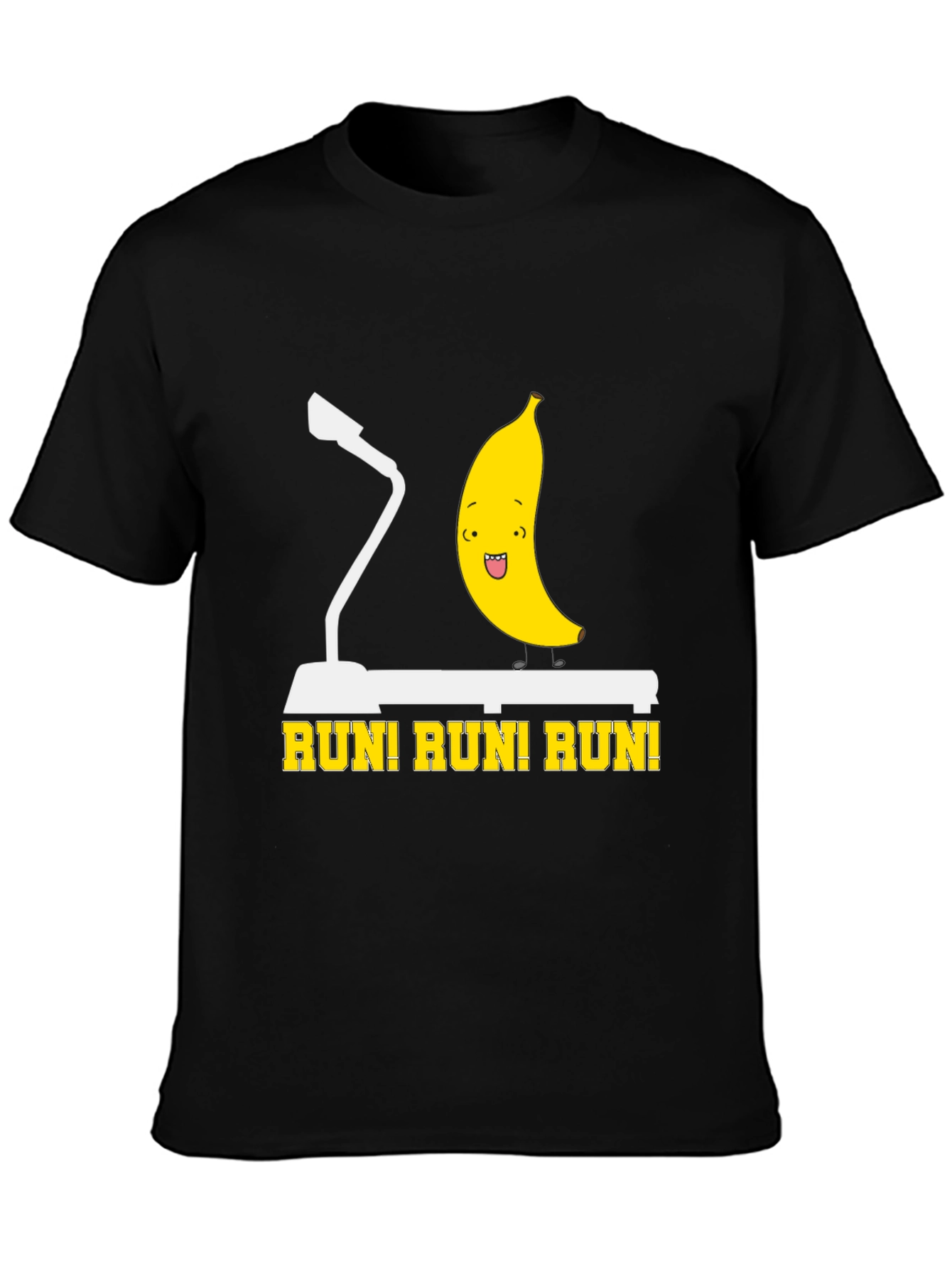 Runi! Runi! Runi! Funny Banana Workout T-Shirt