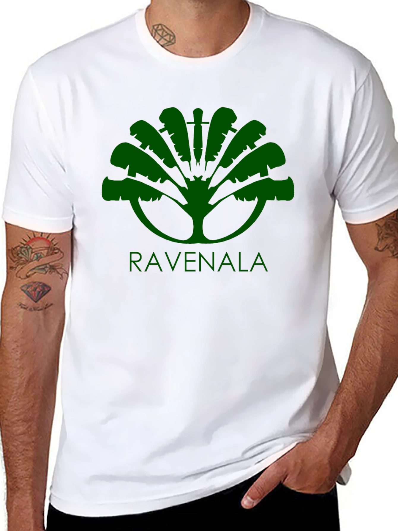 Ravenala T-Shirt - Madagascar Palm Design