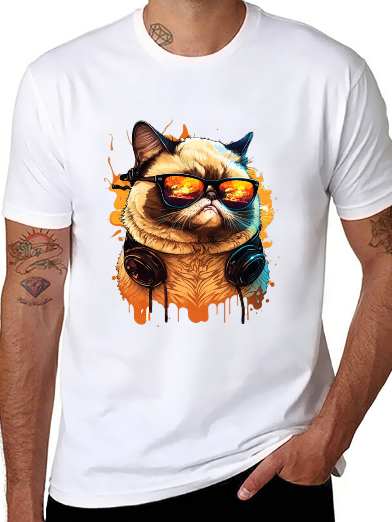 Cool Cat DJ T-Shirt