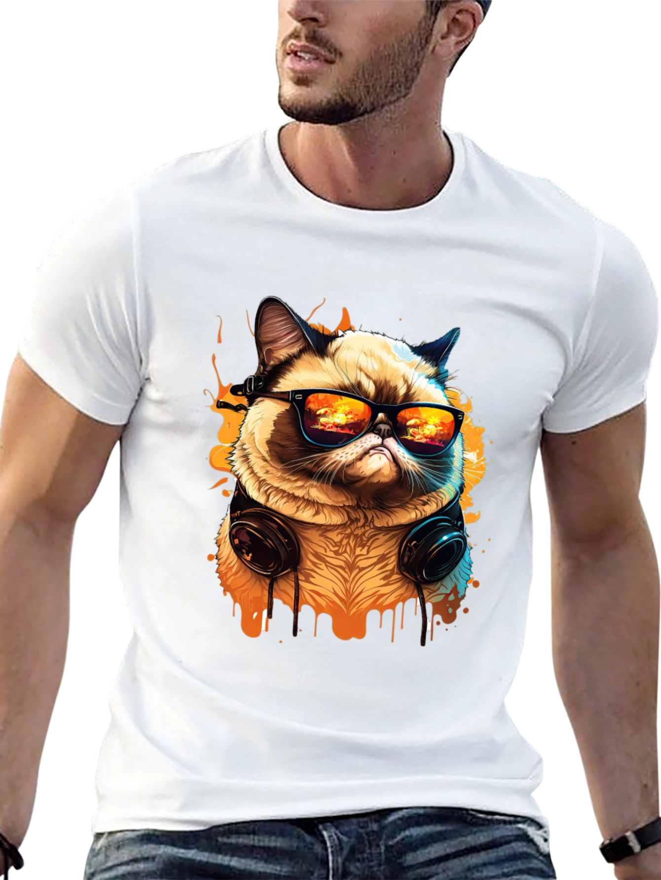 Cool Cat DJ T-Shirt