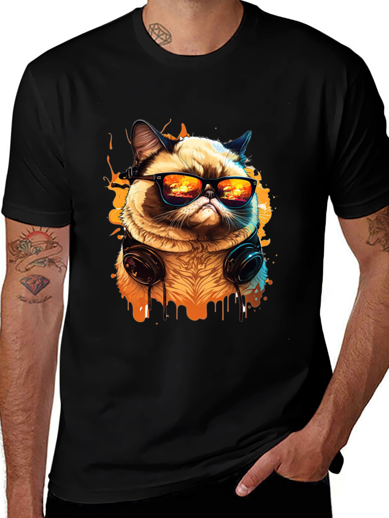 Cool Cat DJ T-Shirt
