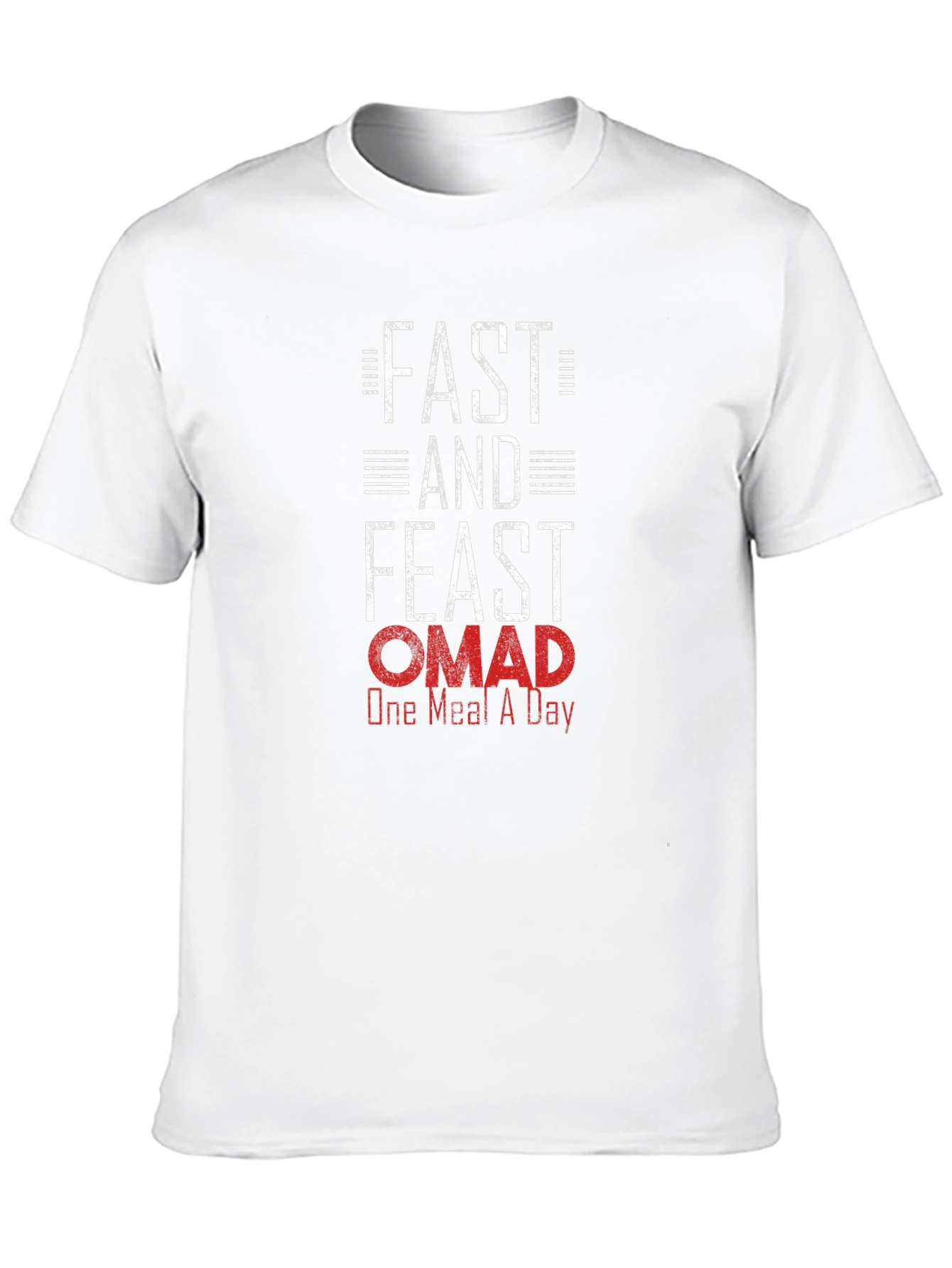 FAST and FEAST OMAD Black Graphic T-Shirt