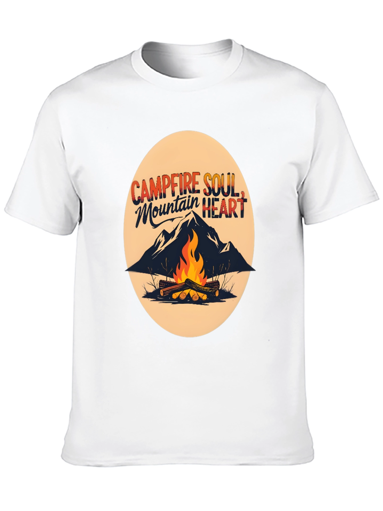 Campfire Soul Mountain Heart Tee