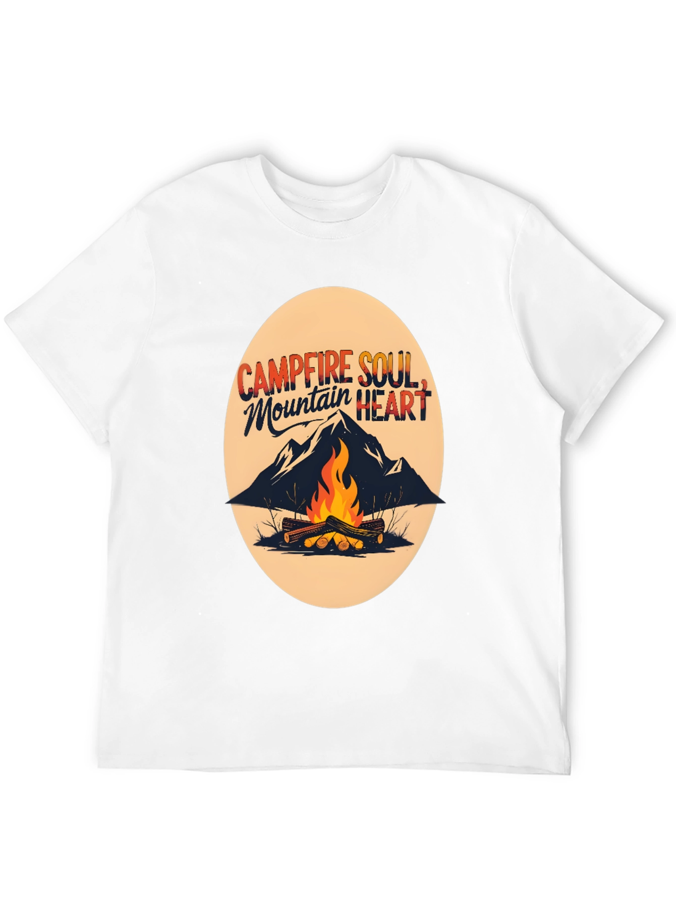 Campfire Soul Mountain Heart Tee