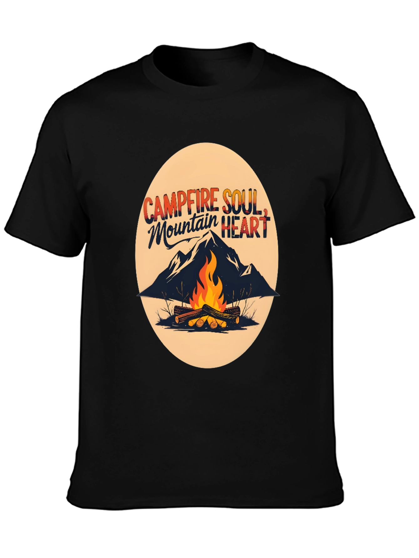 Campfire Soul Mountain Heart Tee