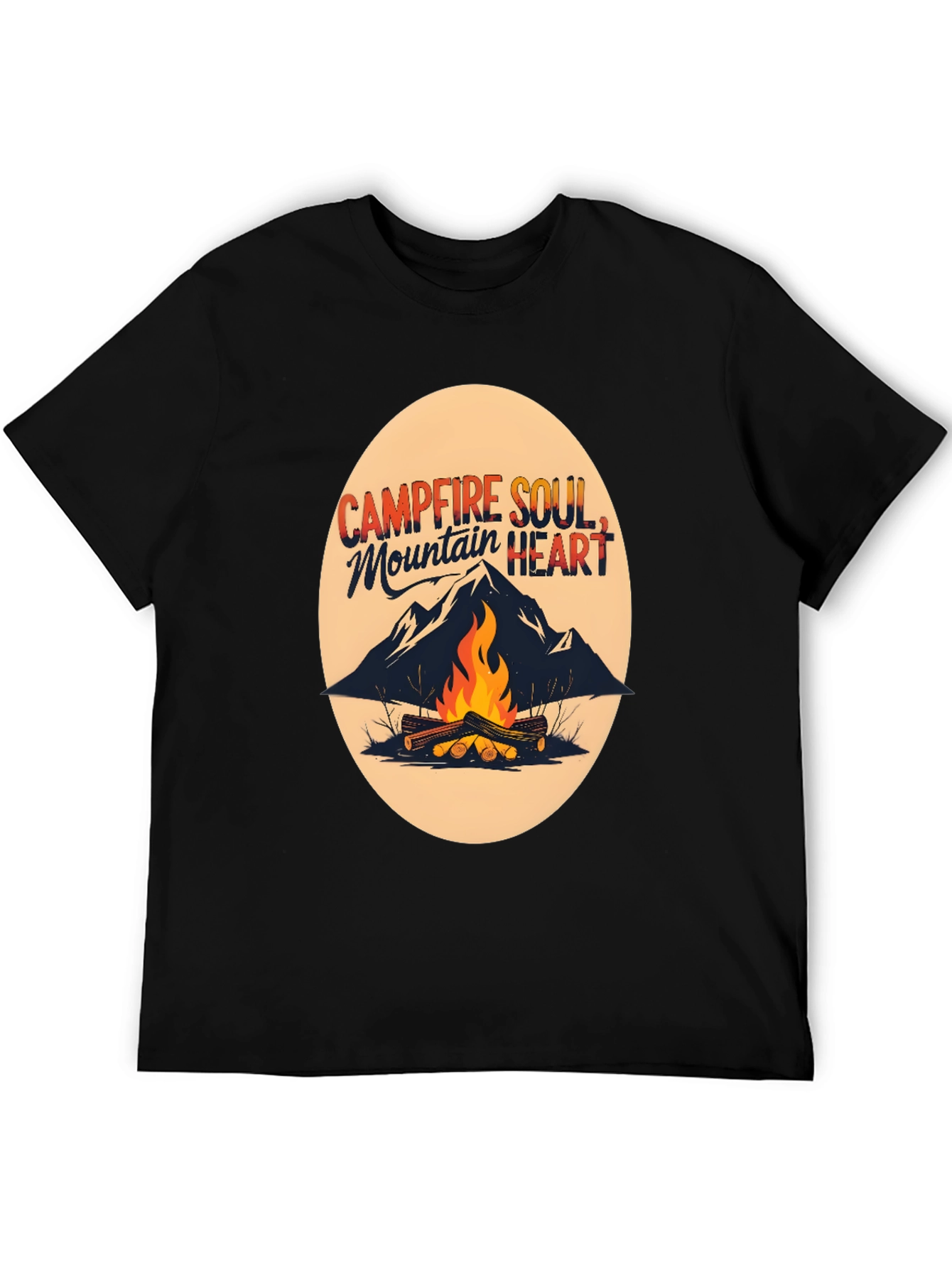Campfire Soul Mountain Heart Tee