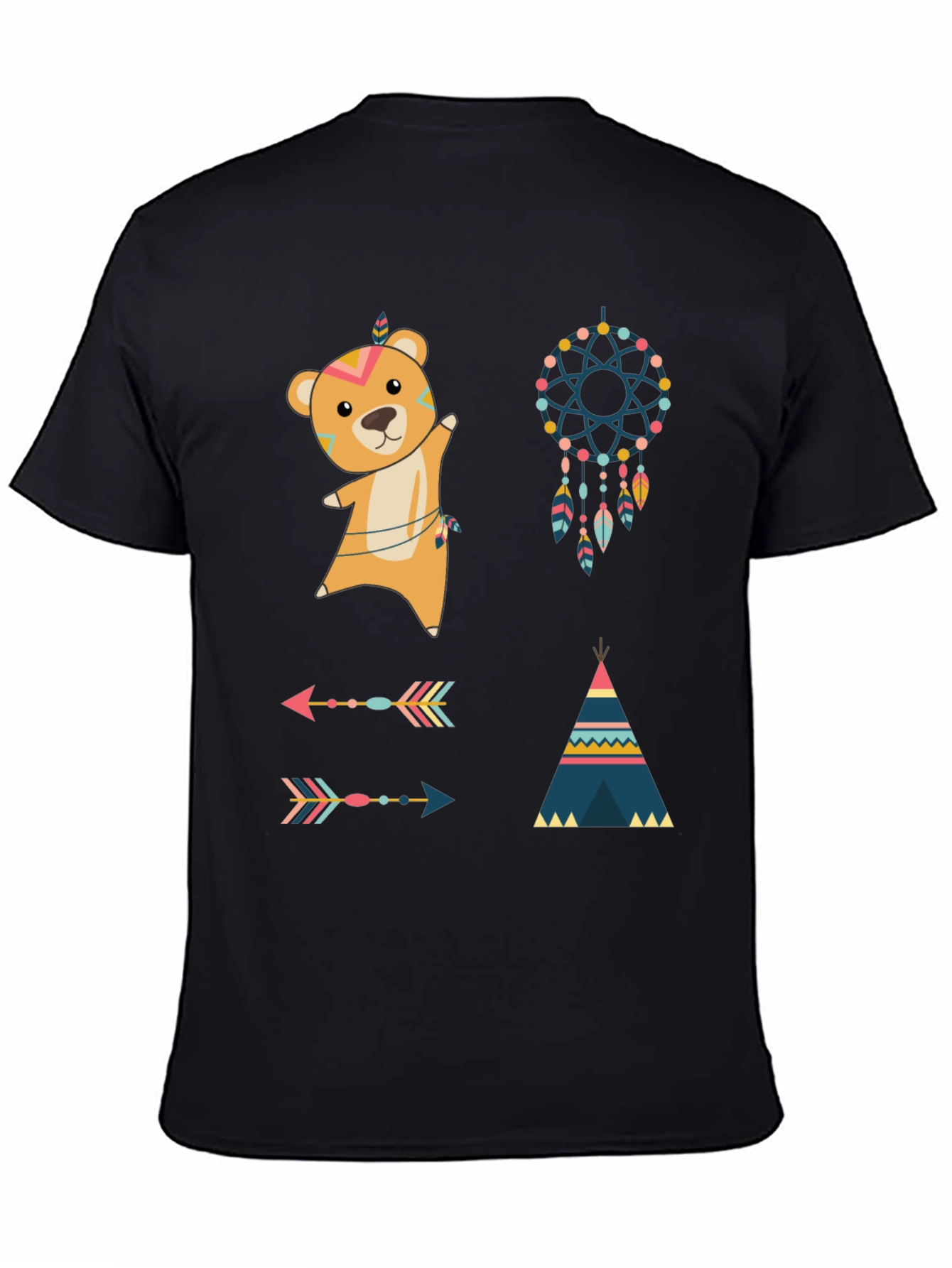 Tribal Bear Graphic Tee
