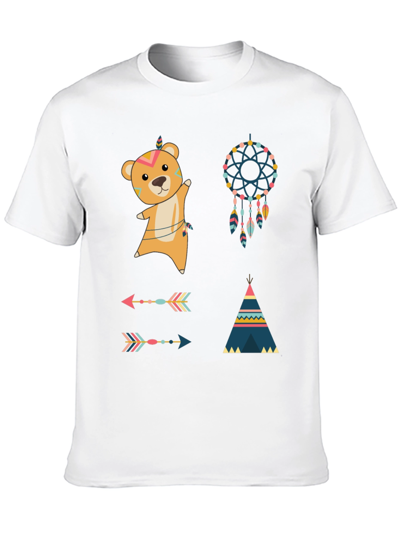 Tribal Bear Graphic Tee