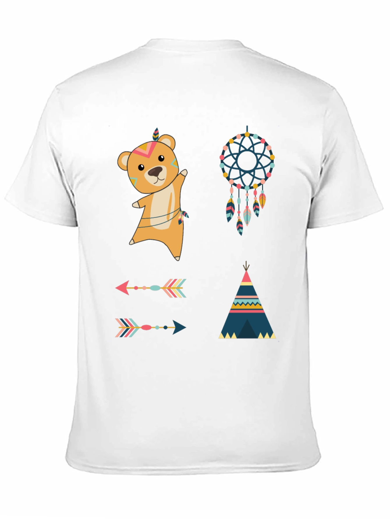 Tribal Bear Graphic Tee