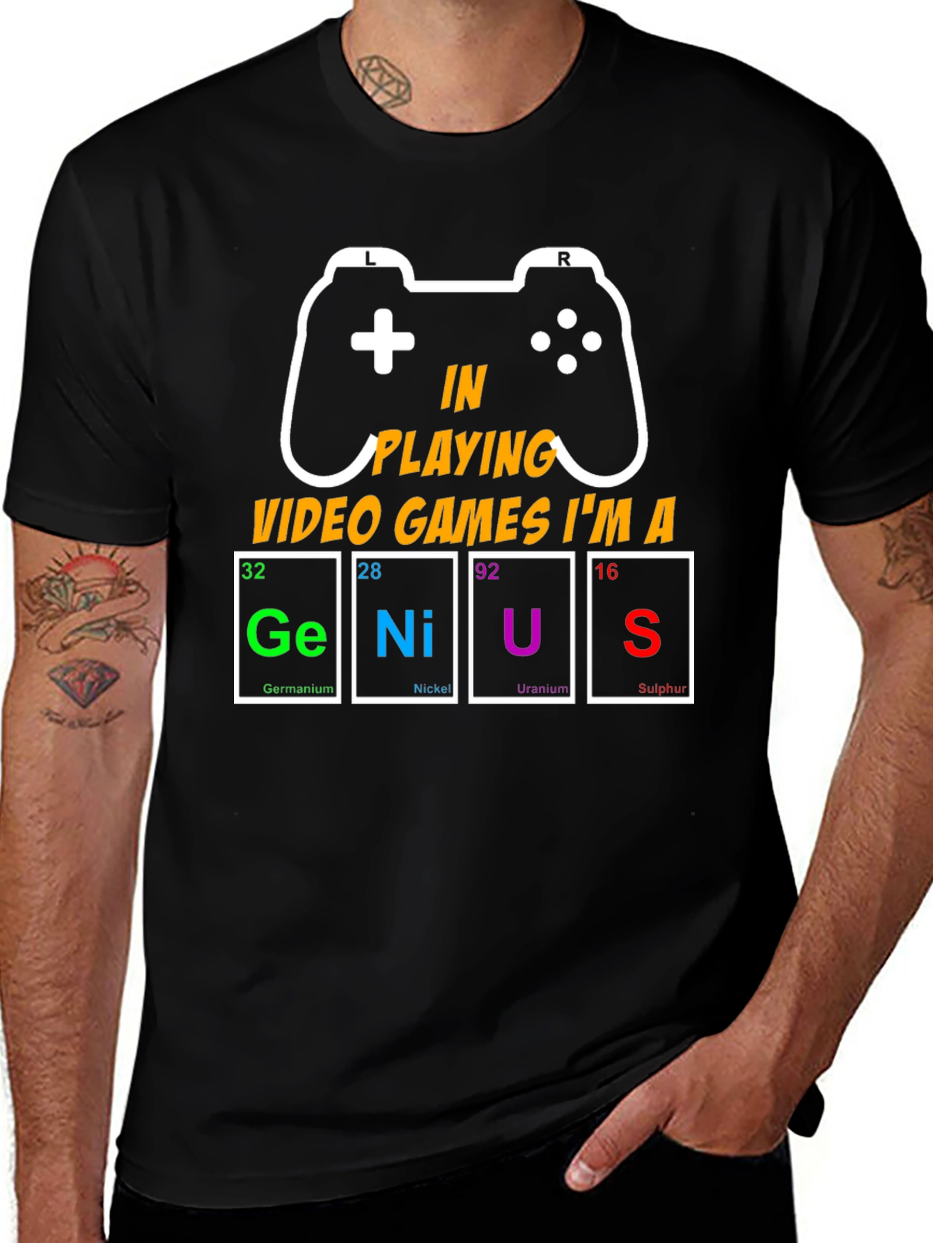 Gamer Genius T-Shirt - Video Game Apparel