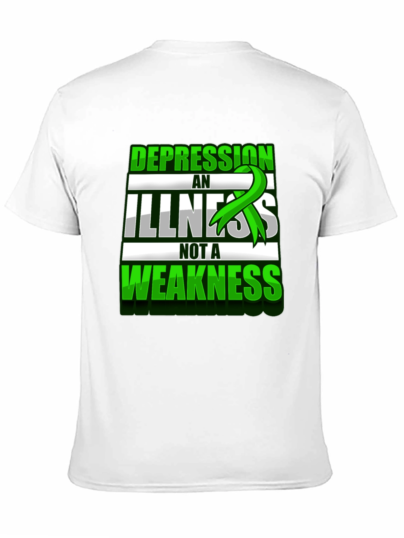 Depression Awareness T-Shirt - Illness Not Weakness