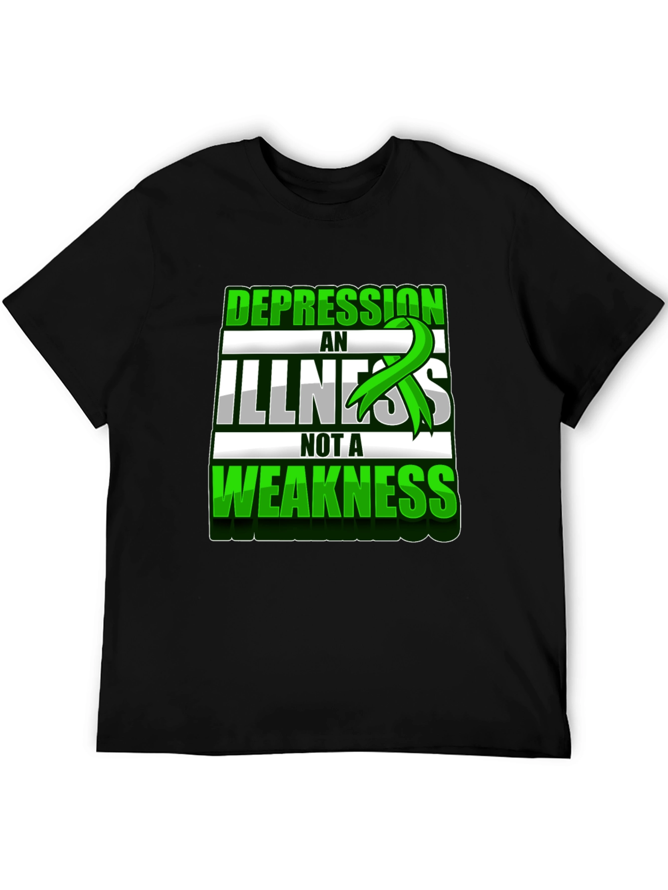 Depression Awareness T-Shirt - Illness Not Weakness