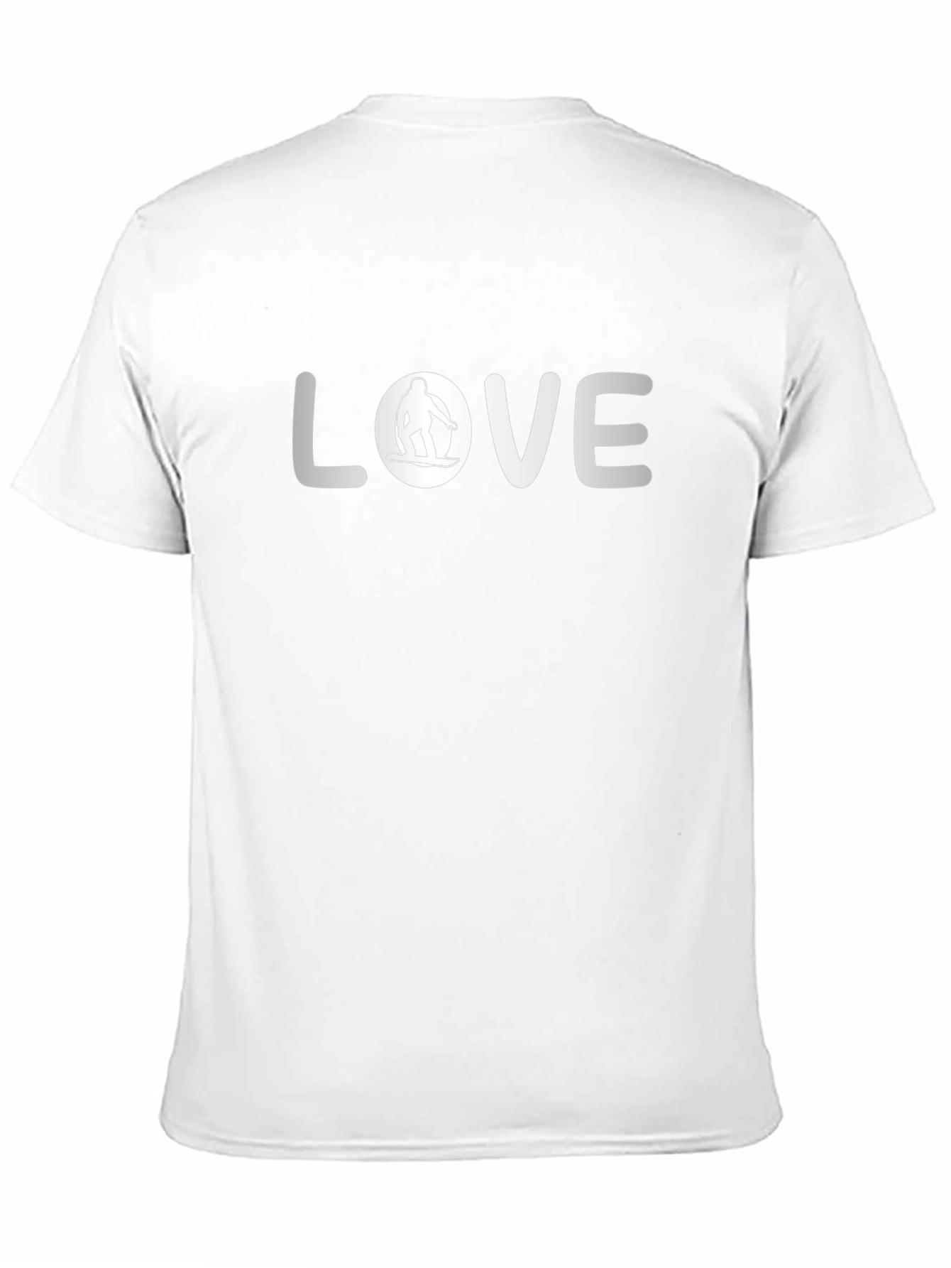 Love Snowboarding Graphic T-Shirt - Black
