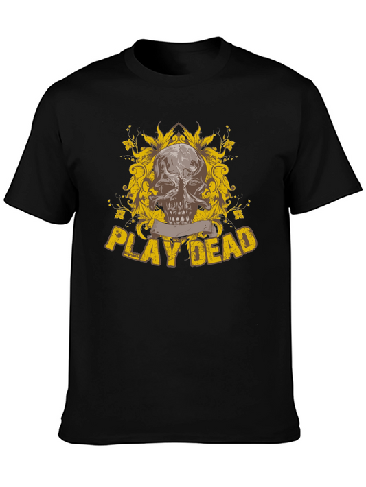 Play Dead Skull Graphic Tee - Black
