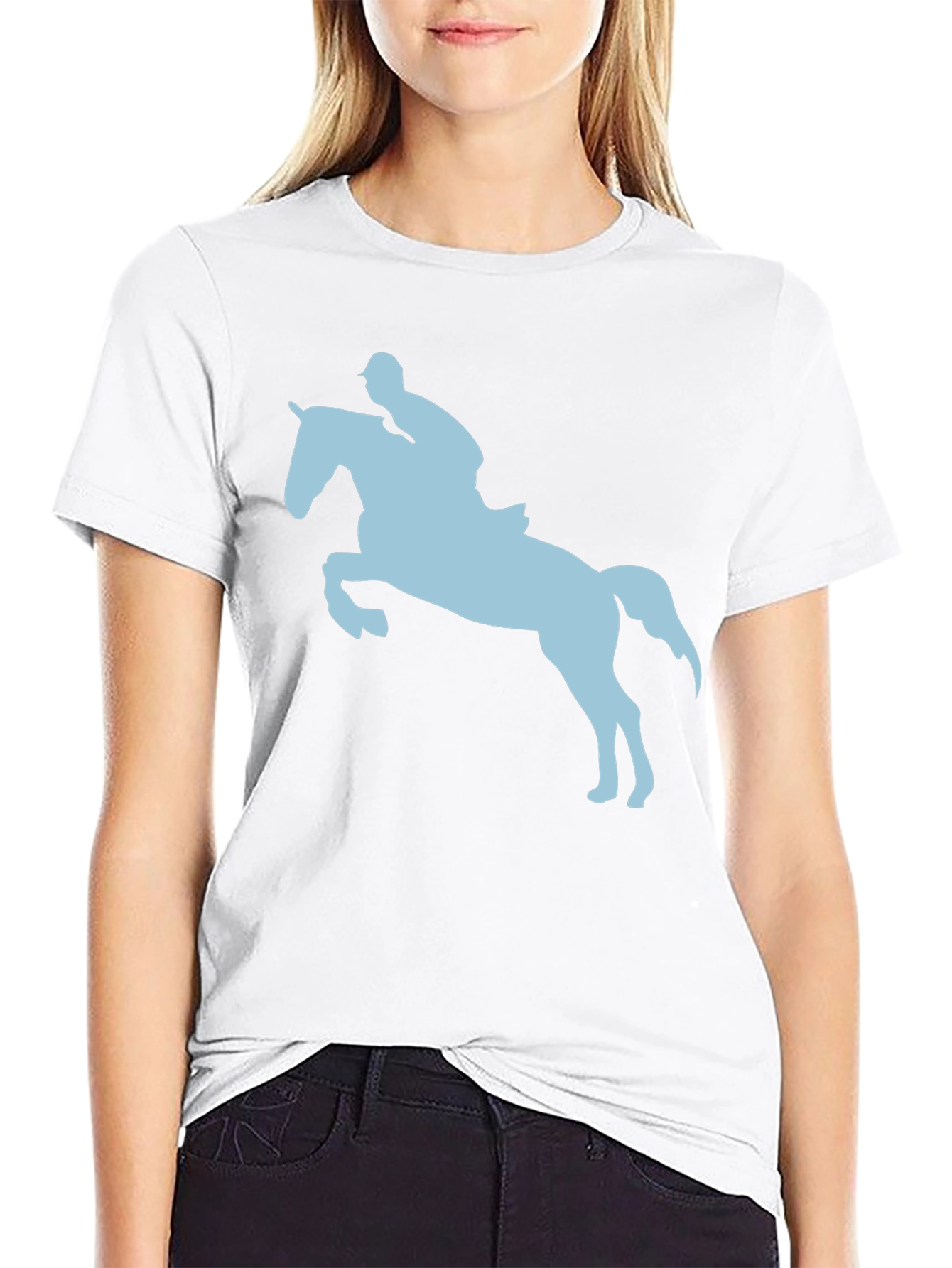 Equestrian Silhouette Tee - Horse Riding T-Shirt