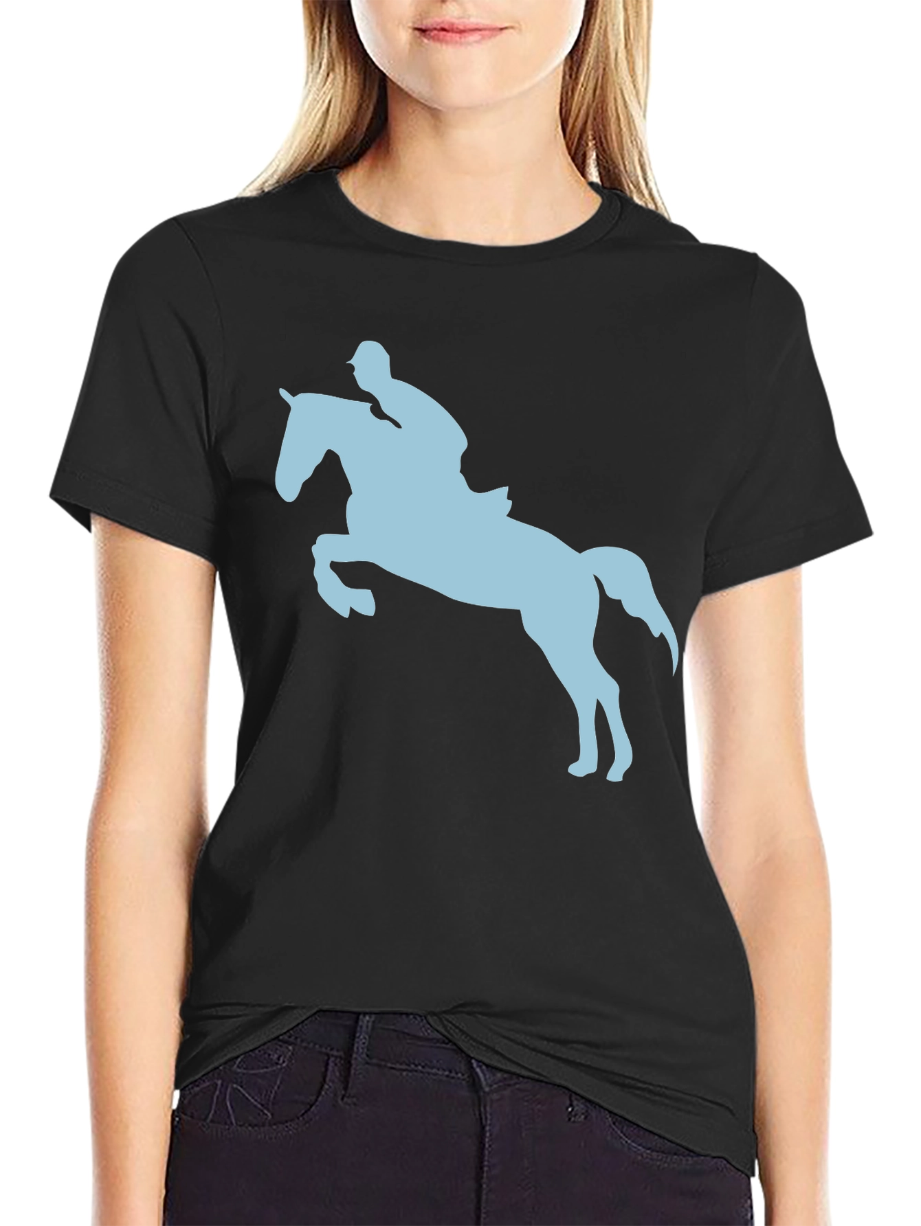 Equestrian Silhouette Tee - Horse Riding T-Shirt